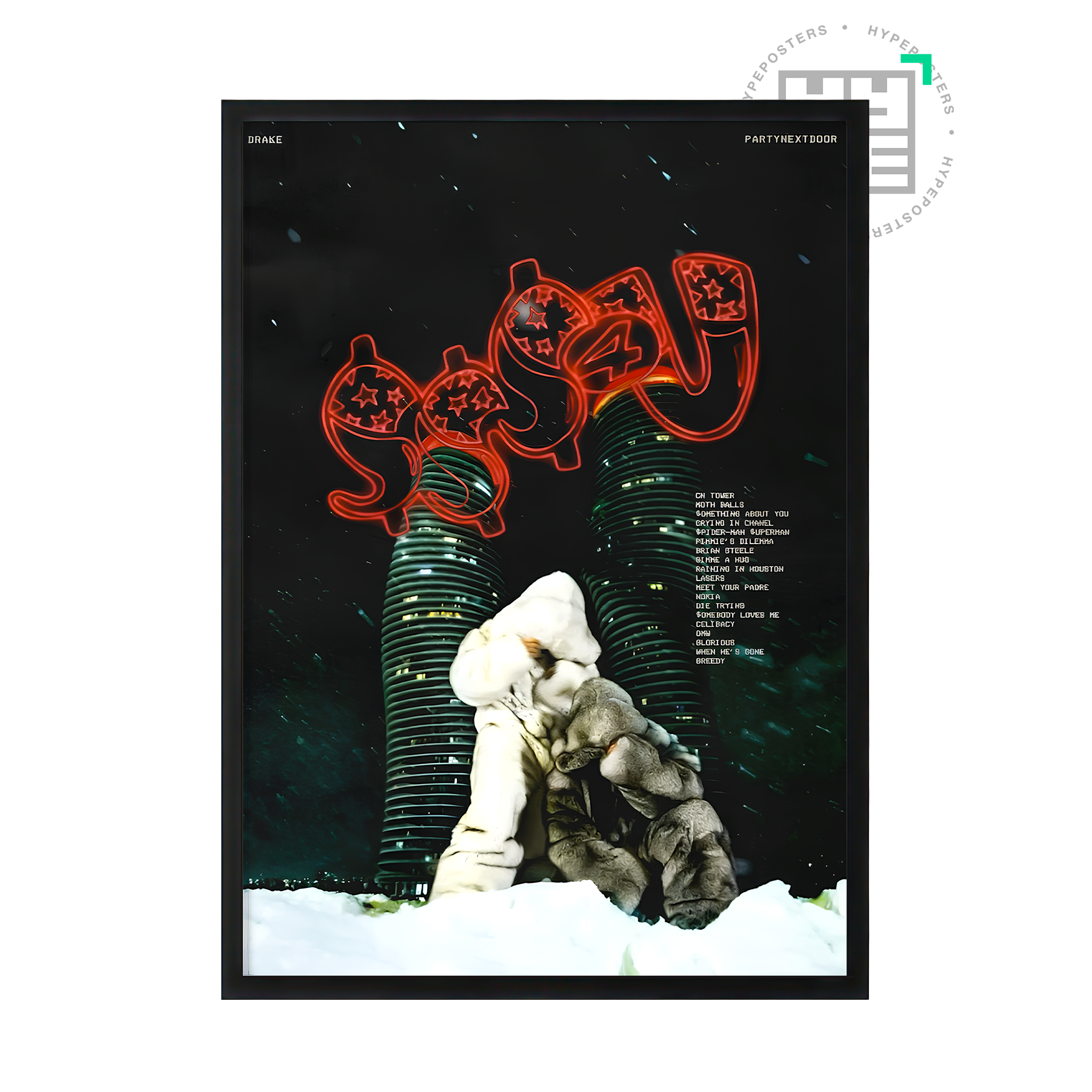 Drake $ome $exy $ongs 4 U Poster | Hype Posters