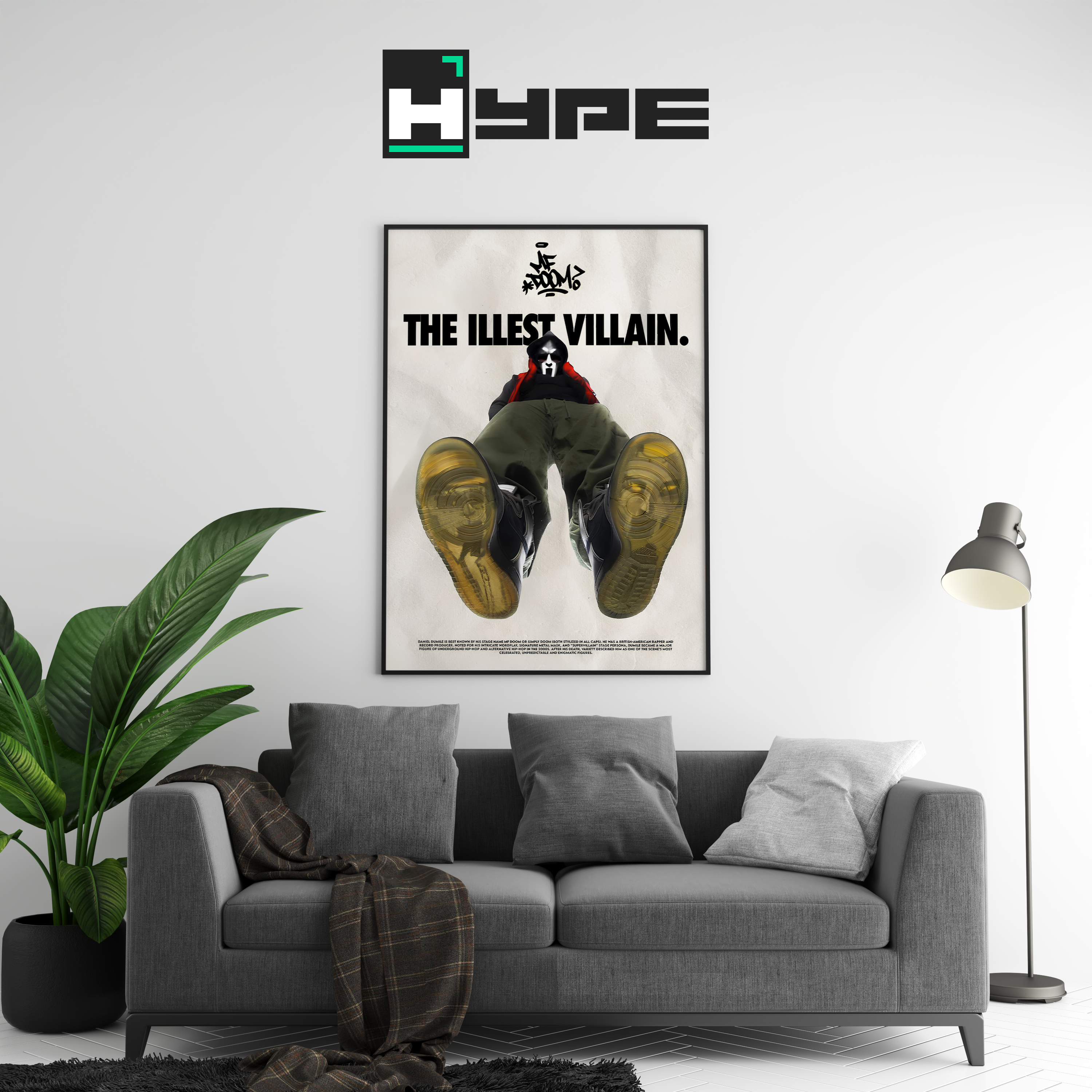 MF Doom 'The Illest Villain' Poster | Hype Posters