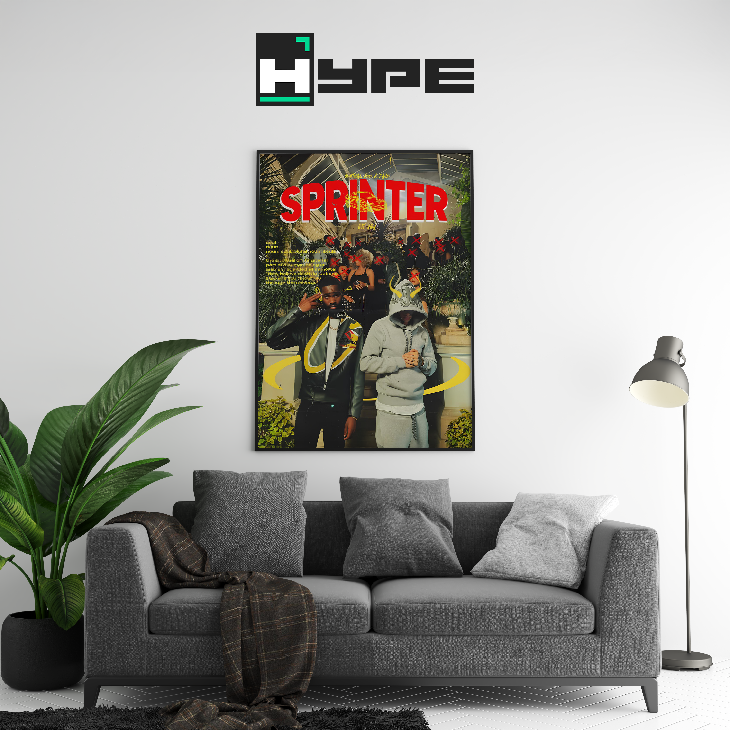Dave & Central Cee Sprinter Poster | Hype Posters