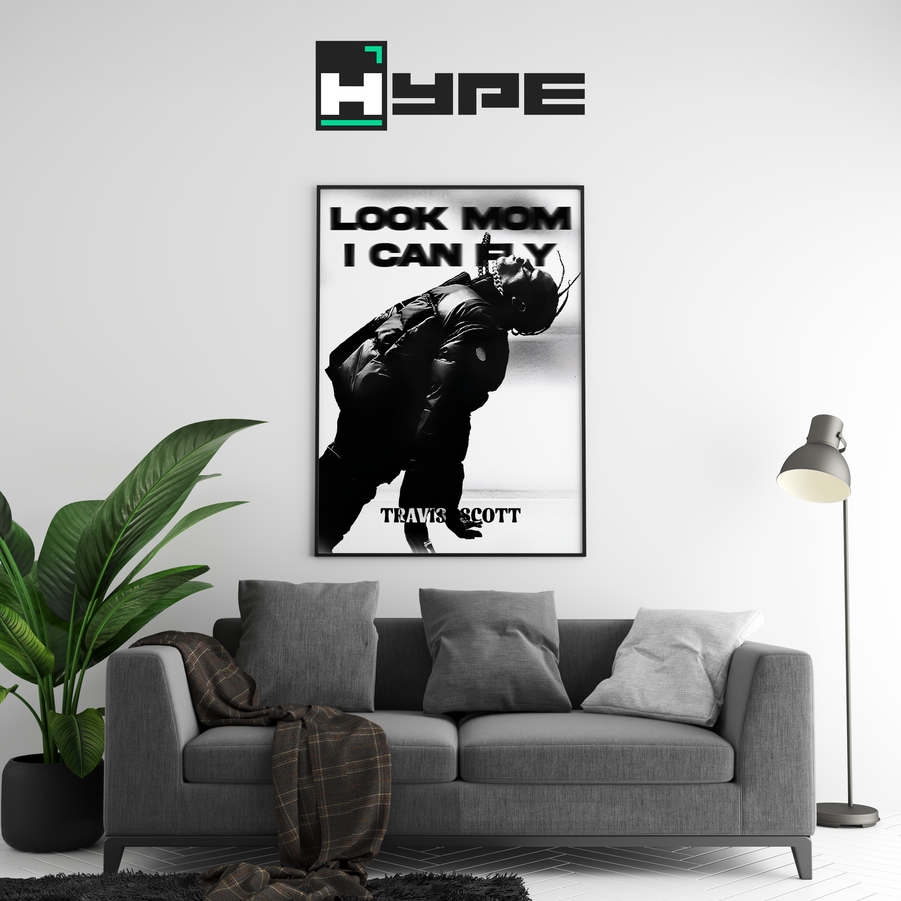 Travis Scott 'I Can Fly' Poster | Hype Posters