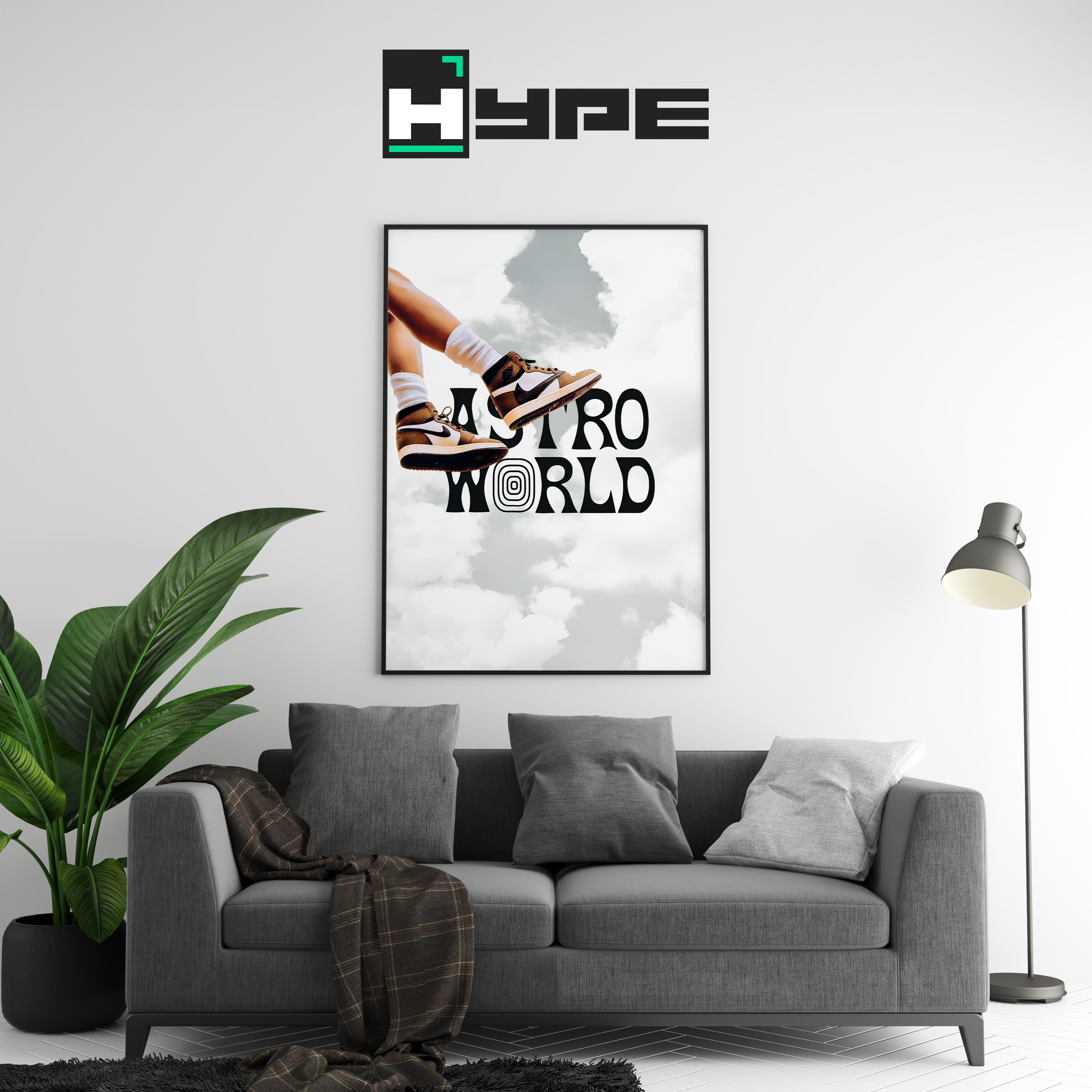 Astroworld Sneakers Poster | Hype Posters