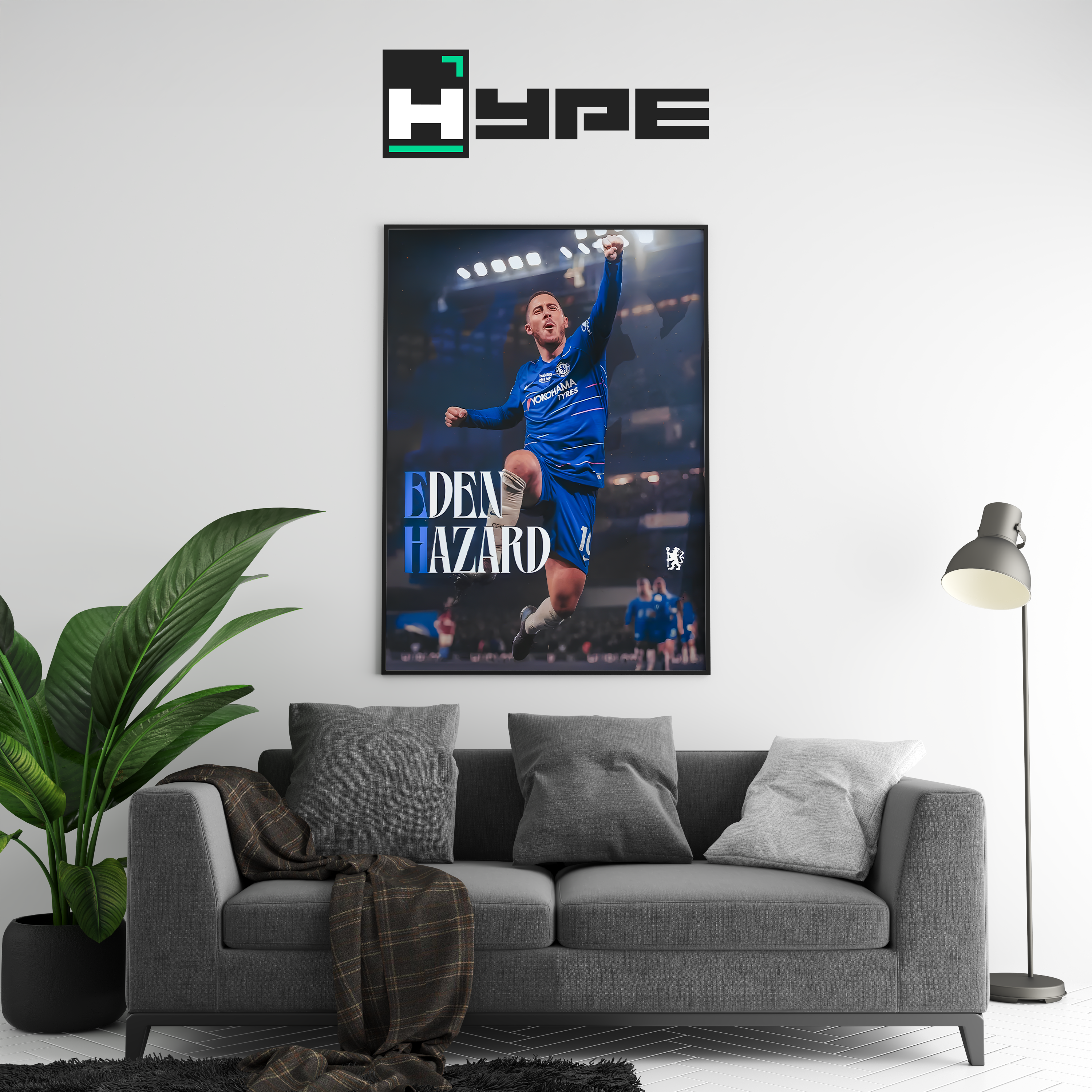 Eden Hazard Poster | Hype Posters