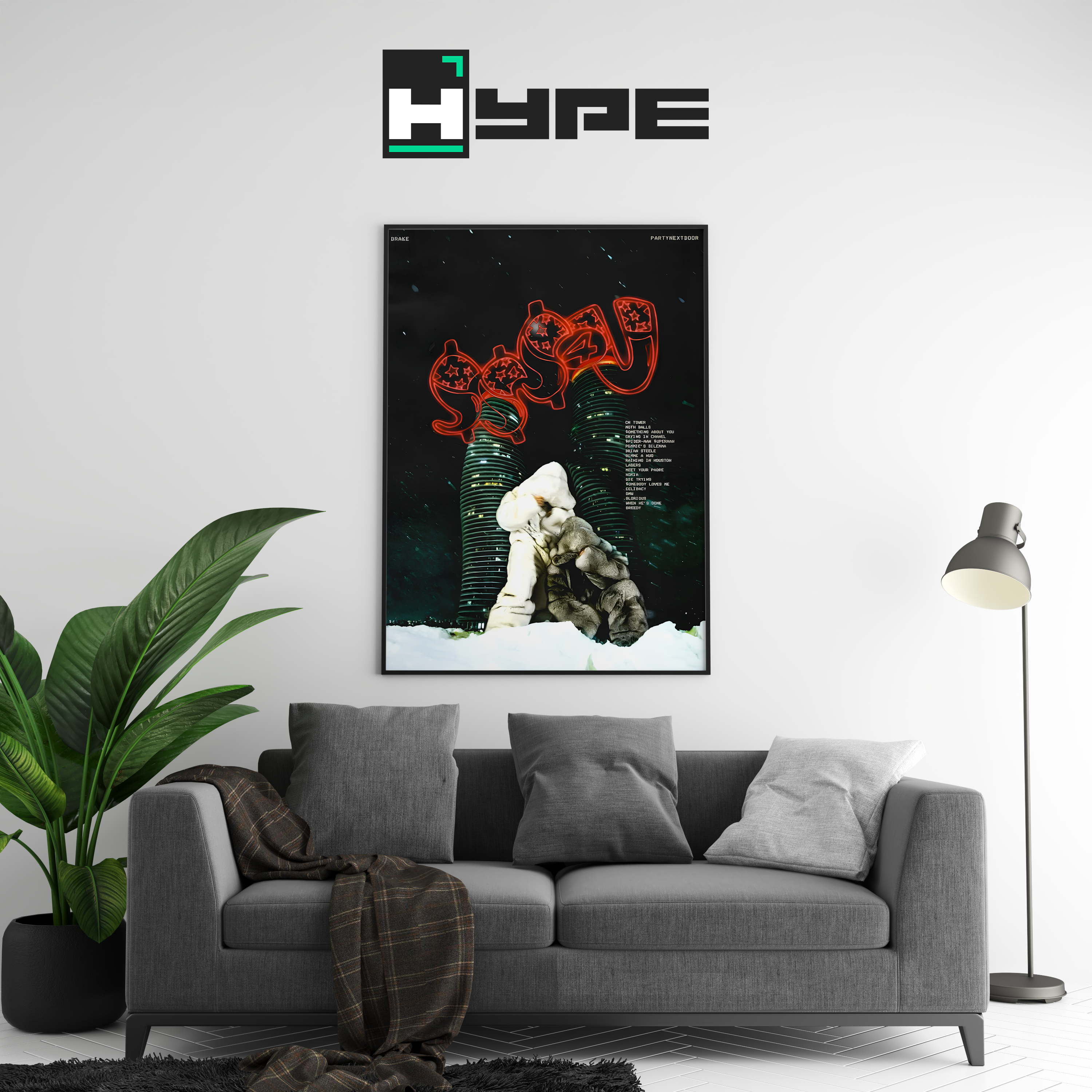 Drake $ome $exy $ongs 4 U Poster | Hype Posters