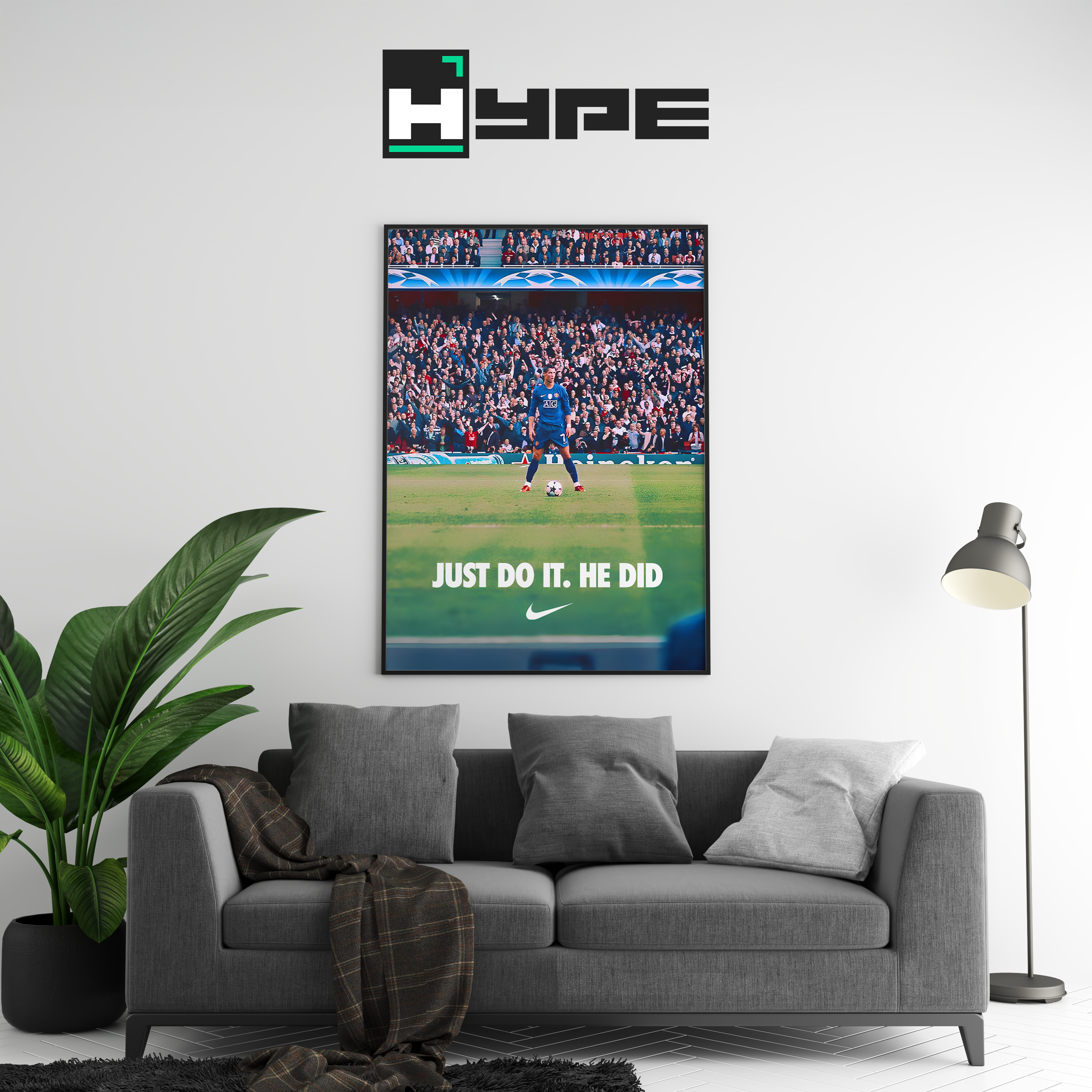 Cristiano Ronaldo 'Never Too Far' Poster | Hype Posters