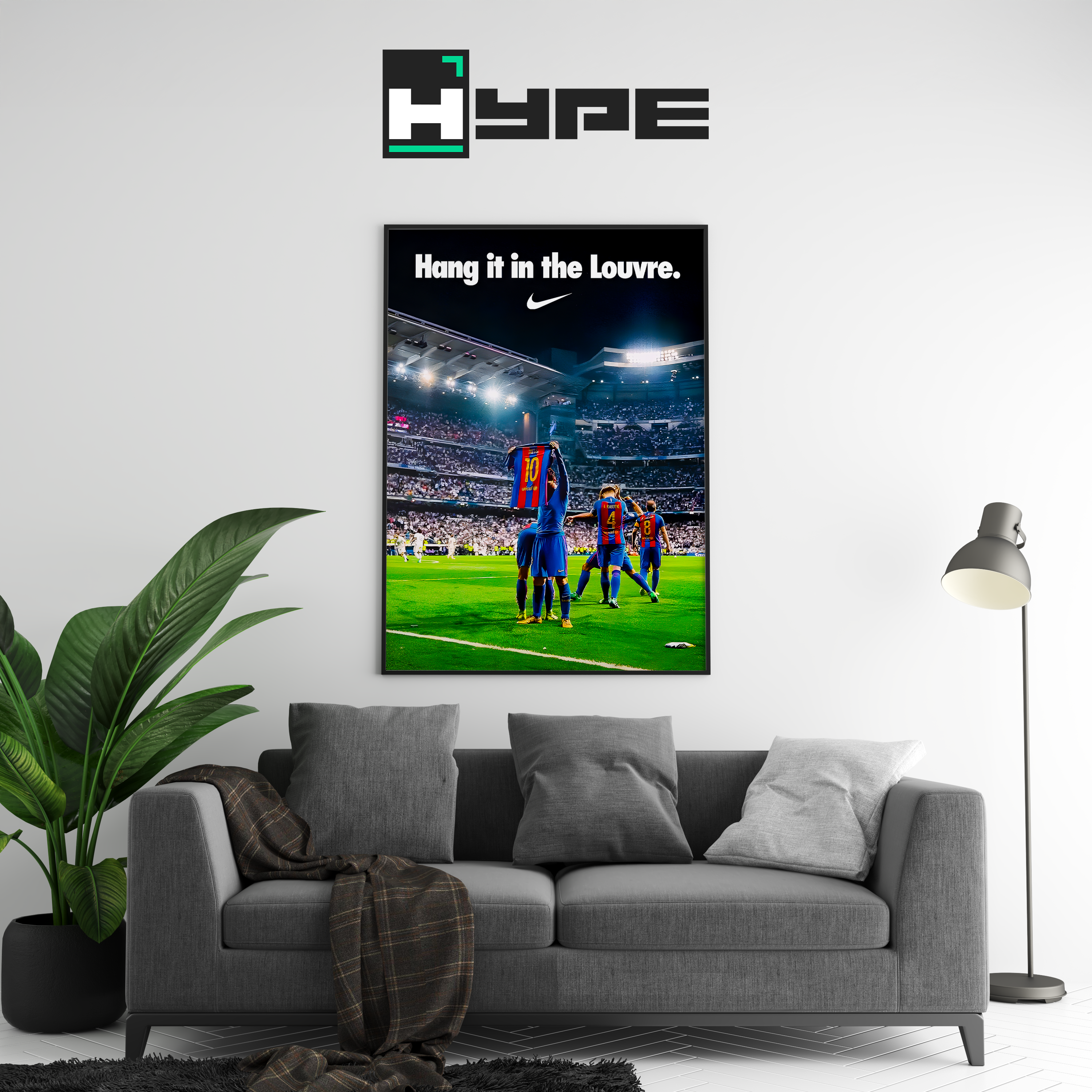 Messi 'Hang It In The Louvre' Poster | Hype Posters