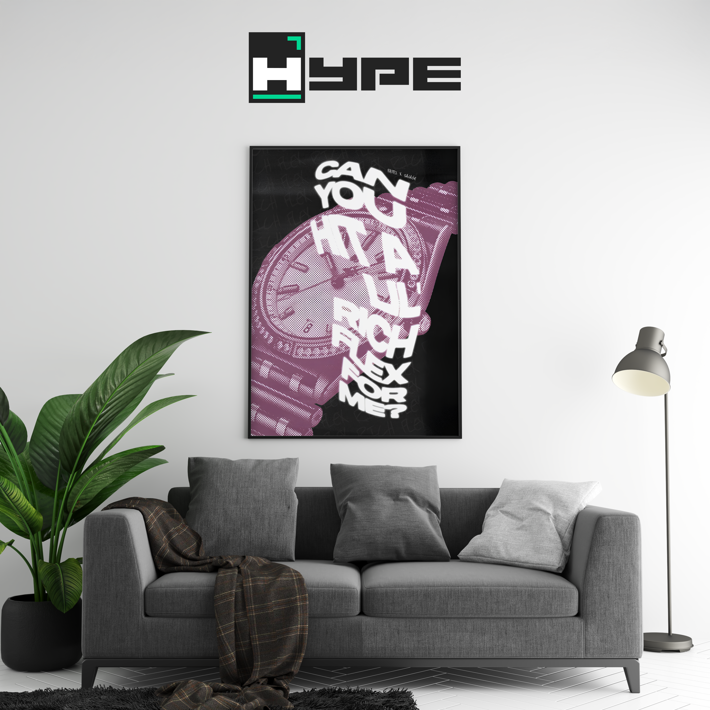 Pappi x Savage Flex Poster | Hype Posters