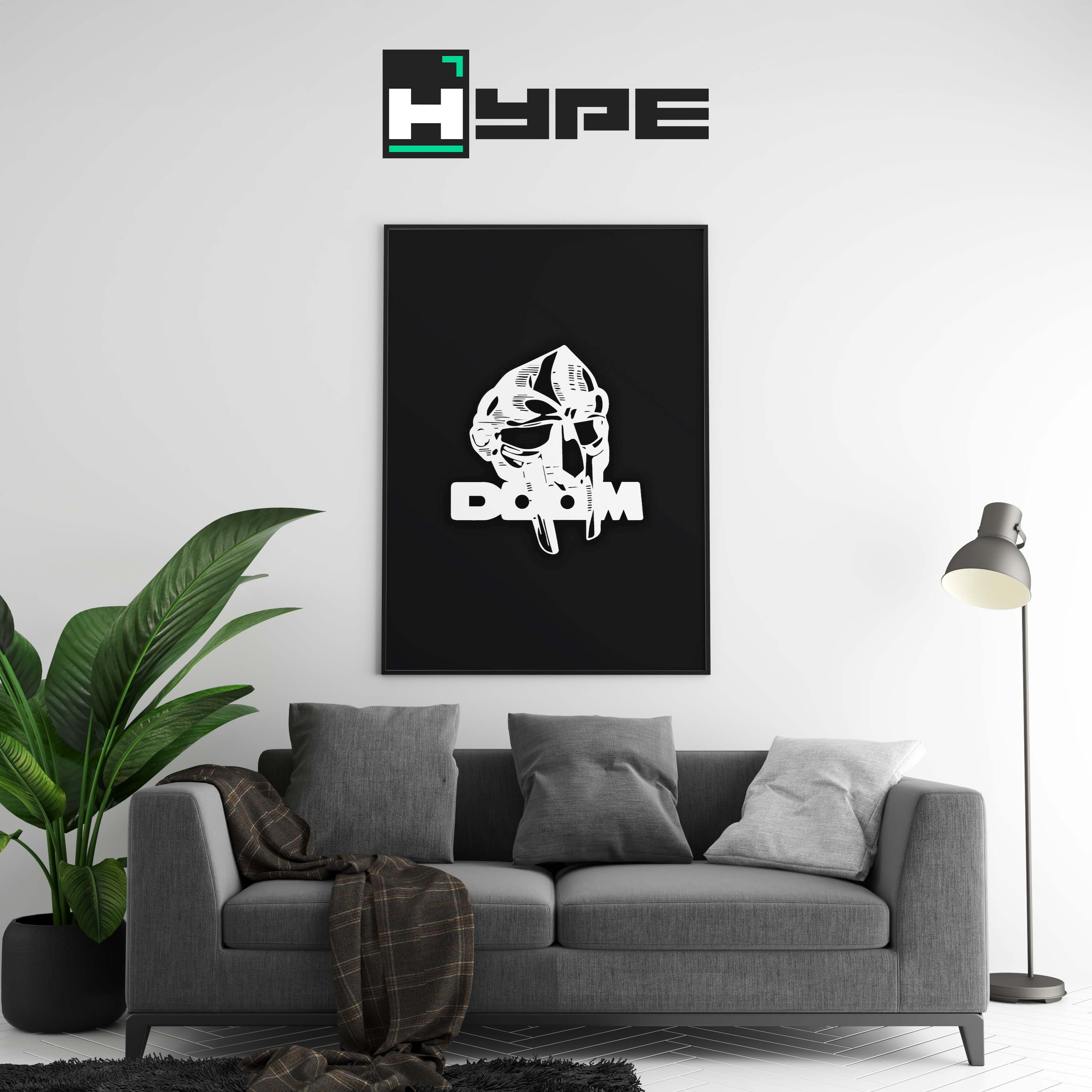 MF Doom Mask Poster | Hype Posters