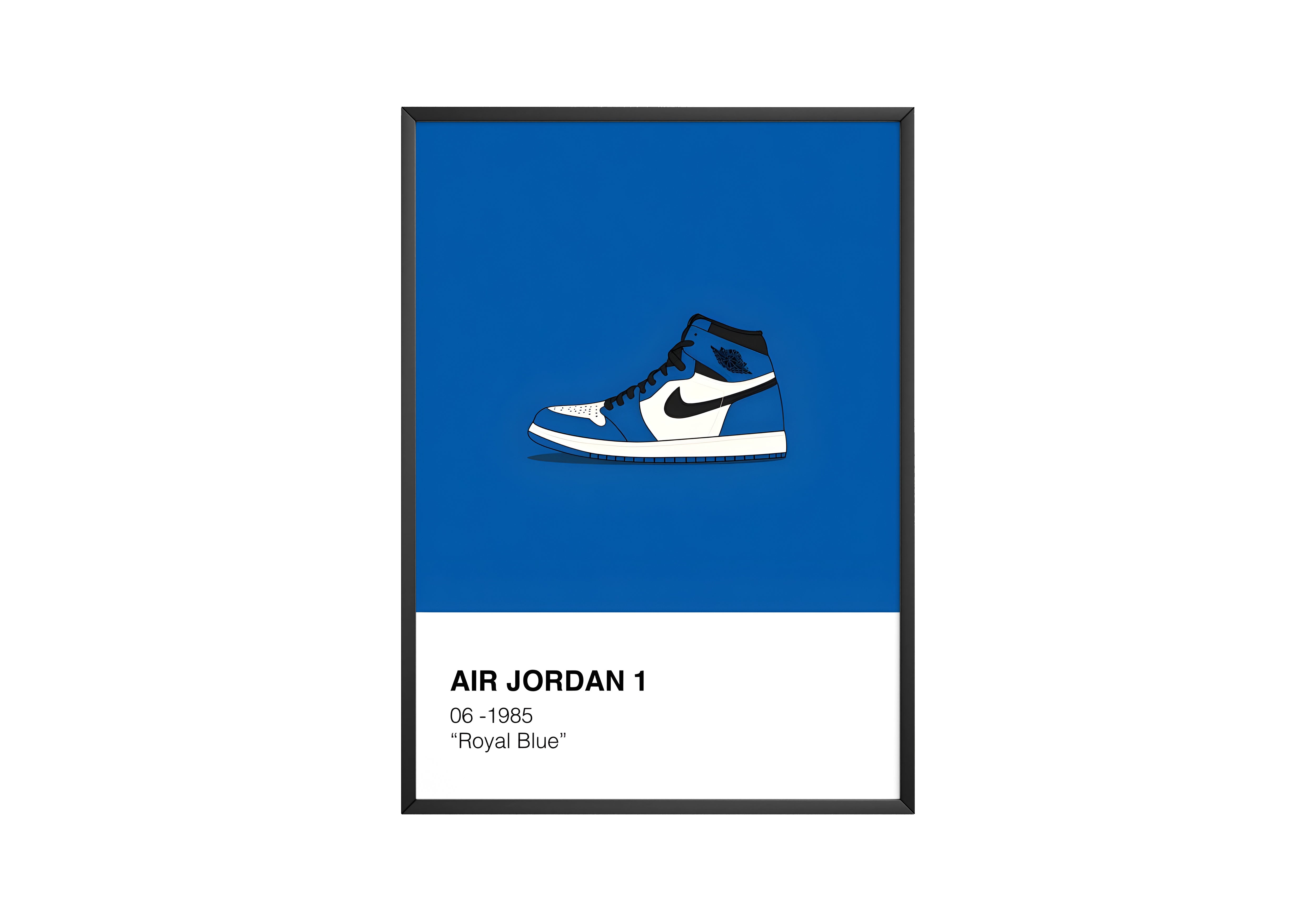 Jordan 1 Blue Poster | Hype Posters
