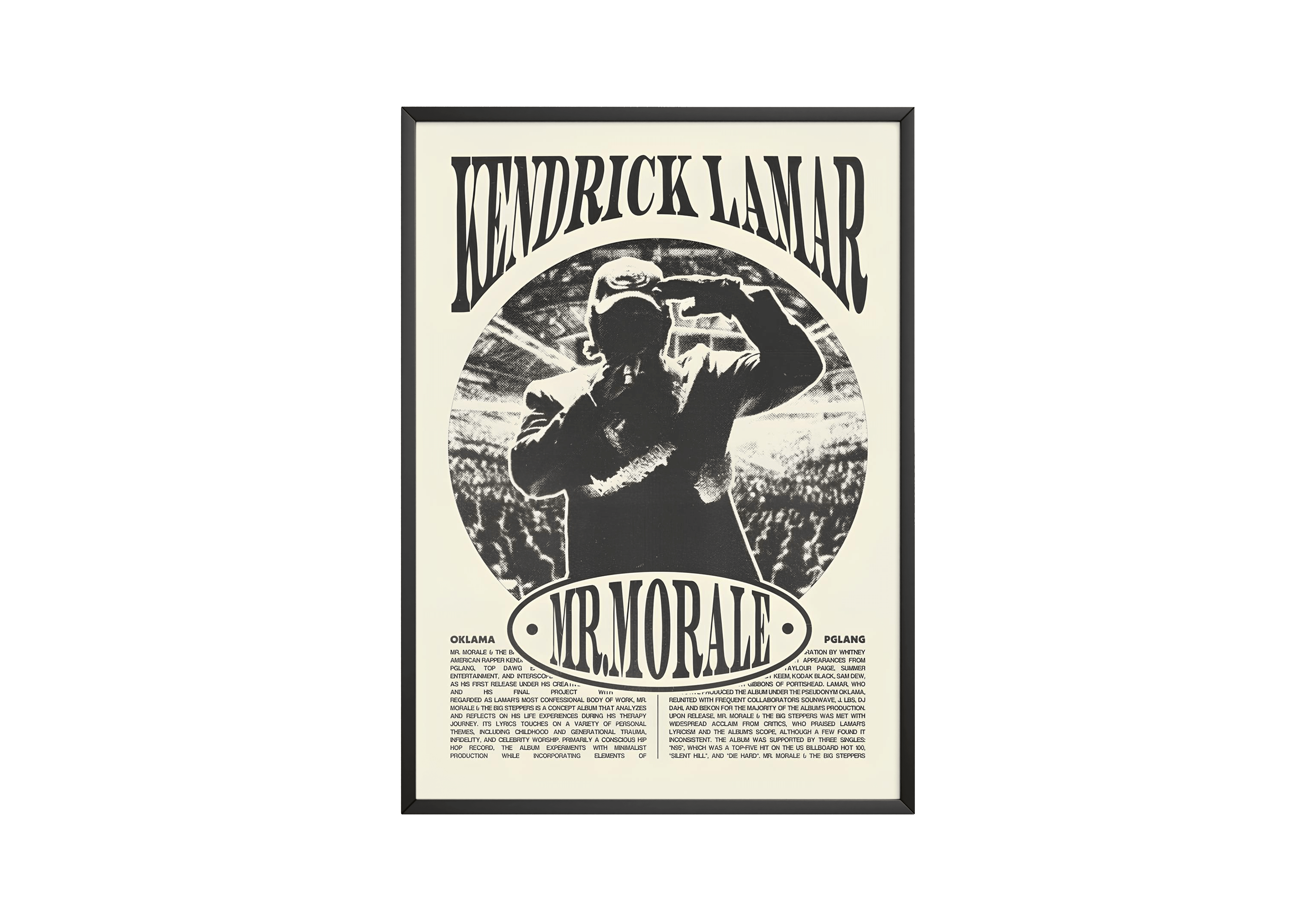 Kendrick Lamar 'Mr Morale' Poster | Hype Posters
