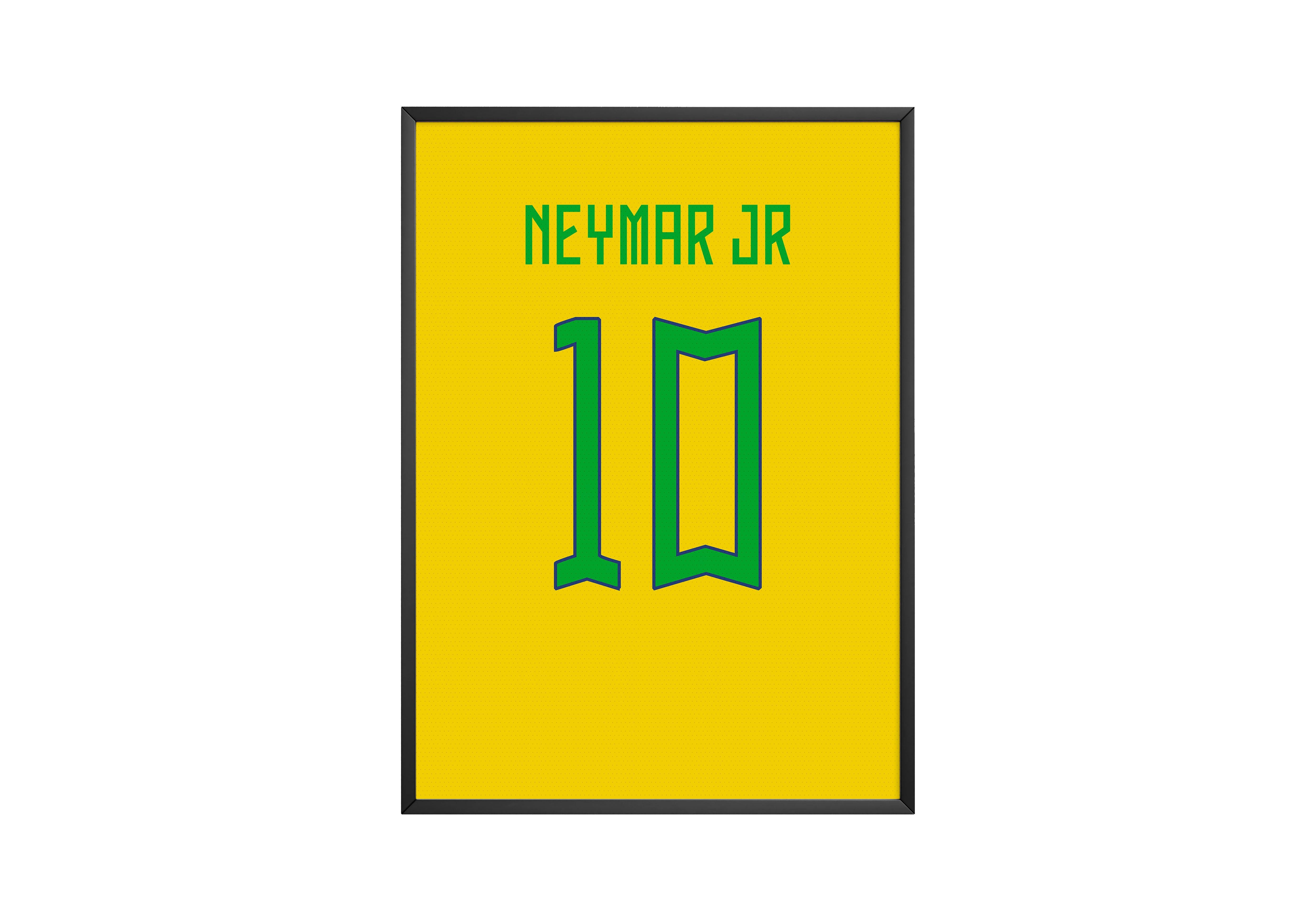 Neymar Jr Brazil Jersey | Hype Posters