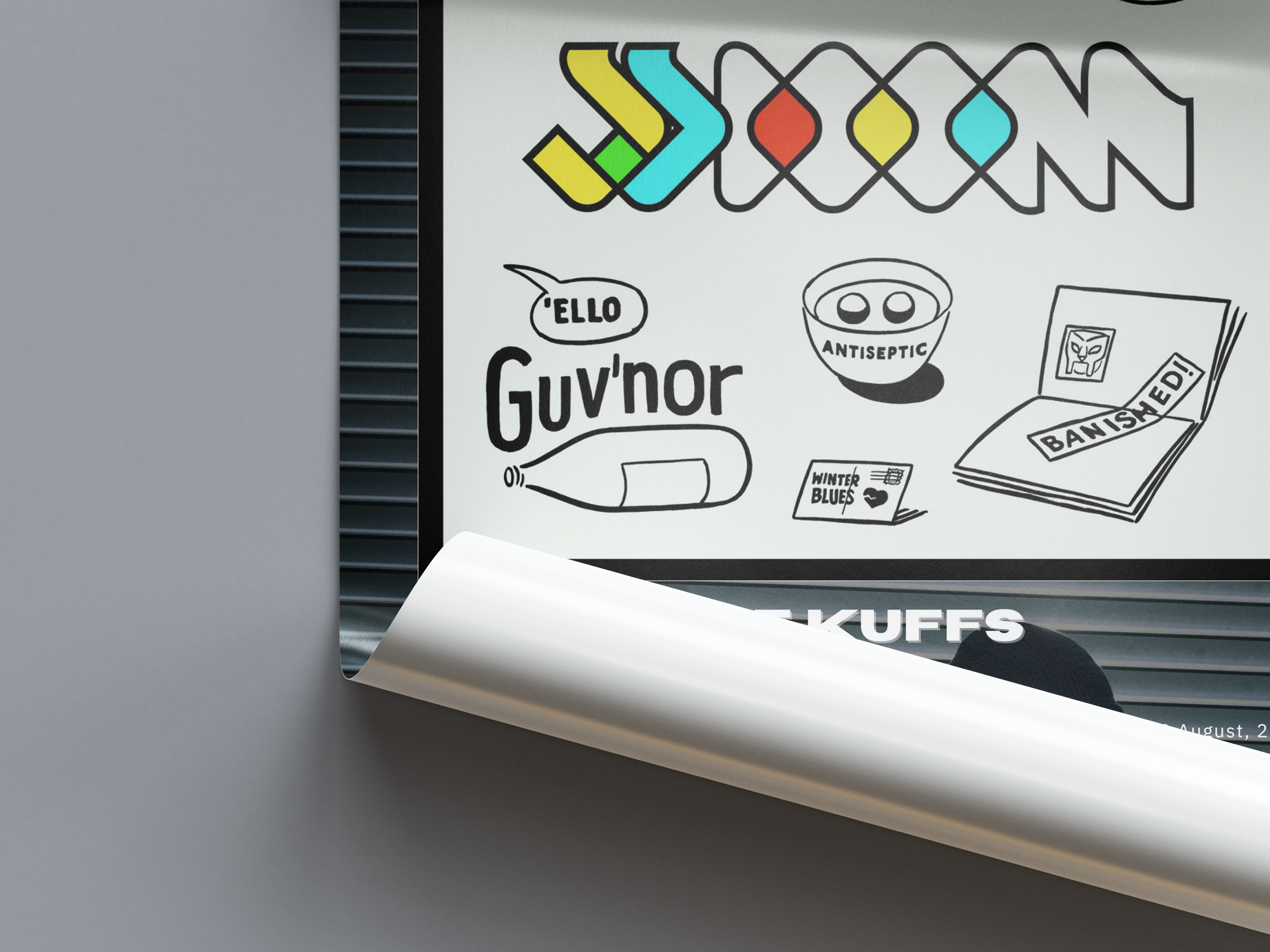 MF DOOM 'Key To The Cuffs' Album Poster | Hype Posters