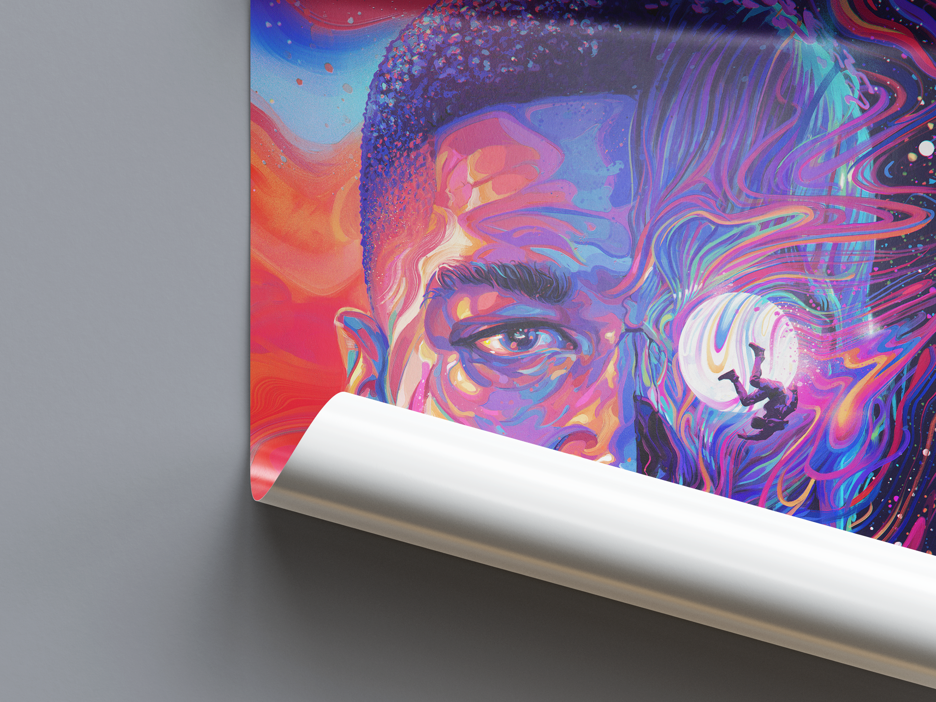 Kid Cudi 'Man On The Moon III' Spotify Poster | Hype Posters