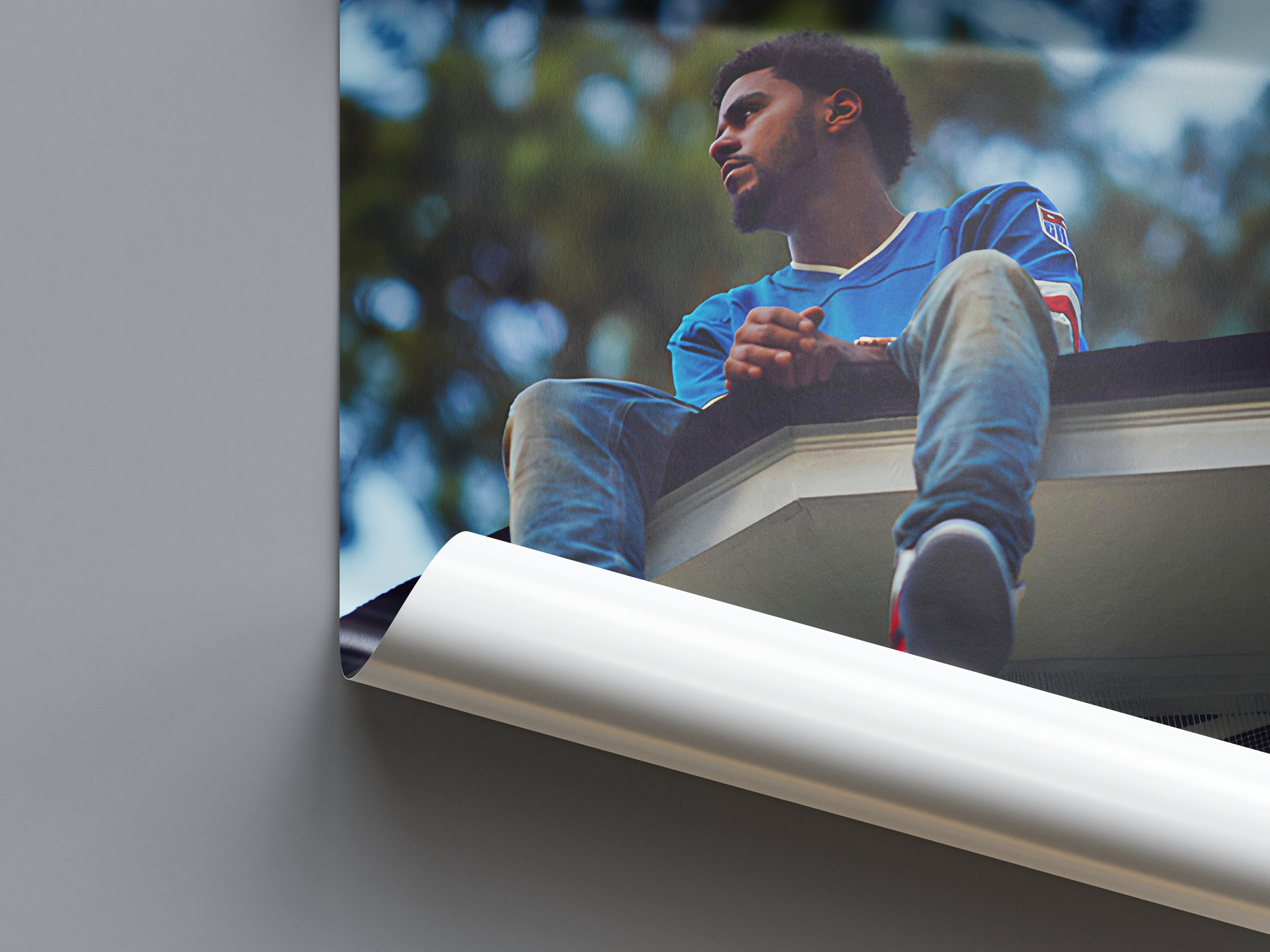 J Cole '2014 Forest Hills Drive' Spotify Poster | Hype Posters