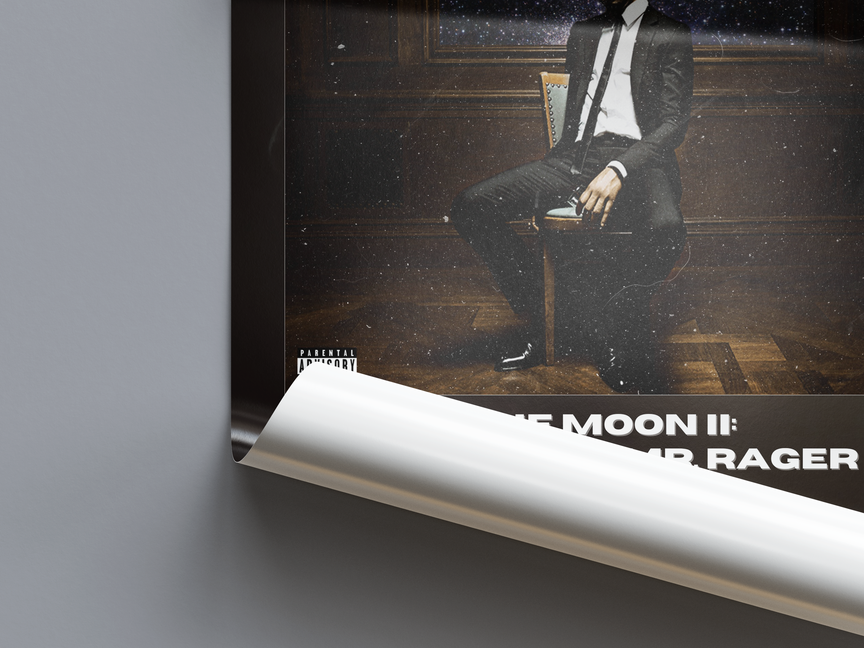Kid Cudi 'Man On The Moon II: The Legend of Mr. Rager' Album Poster | Hype Posters