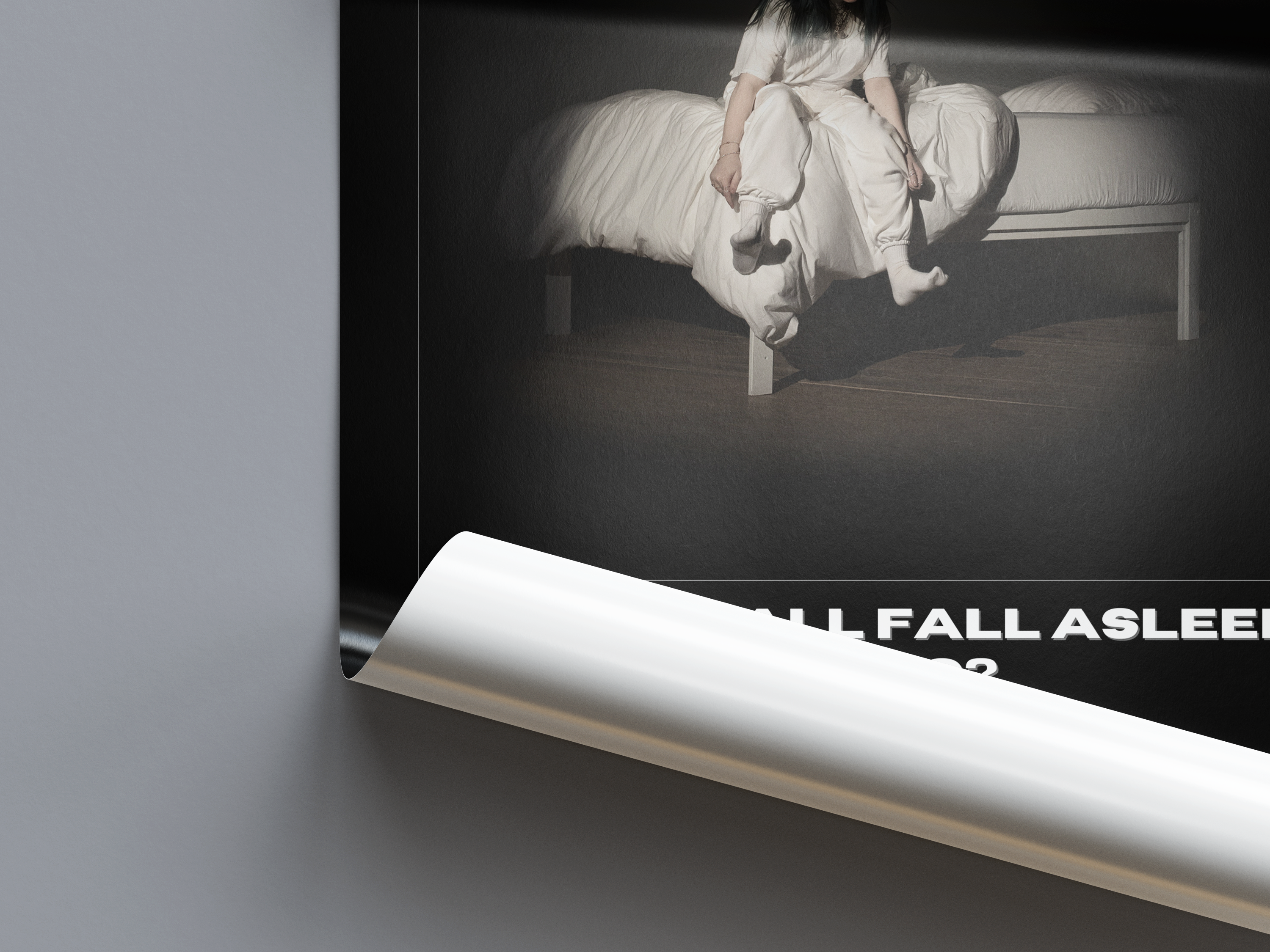 Billie Eilish 'WHEN WE FALL ASLEEP WHERE DO WE GO' Album Poster | Hype Posters