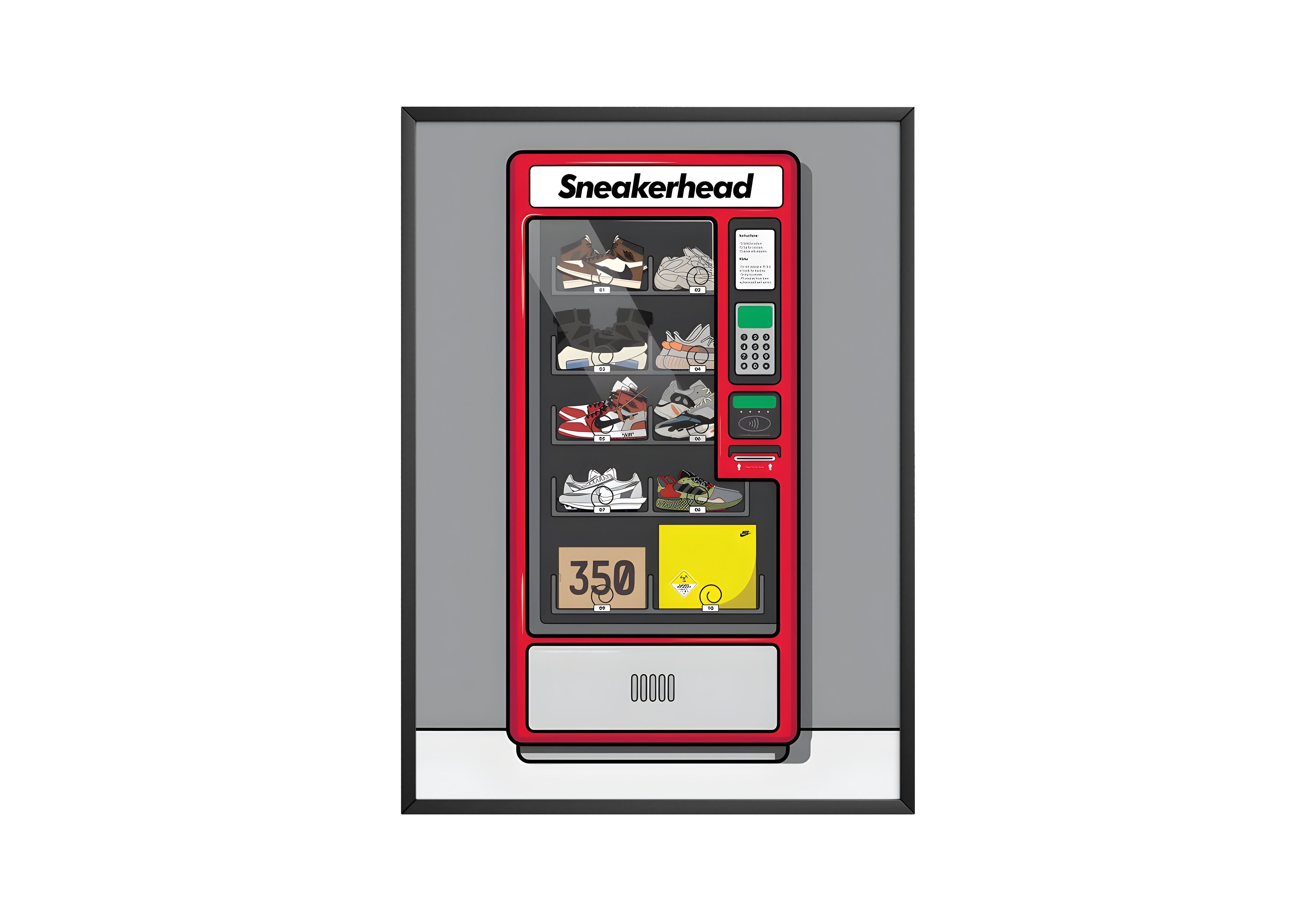 Sneaker Vending Machine Poster | Hype Posters