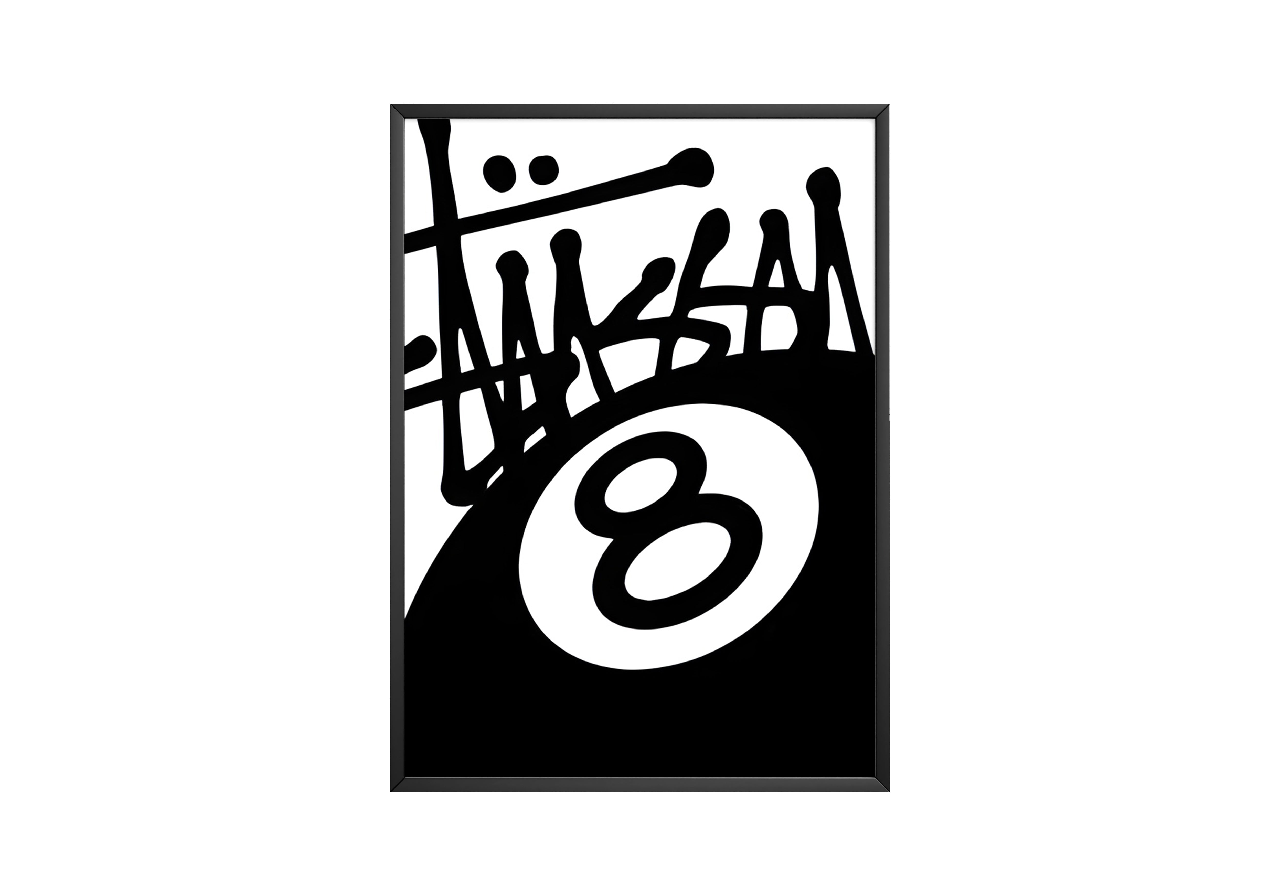 Stussy 8 Ball Poster | Hype Posters