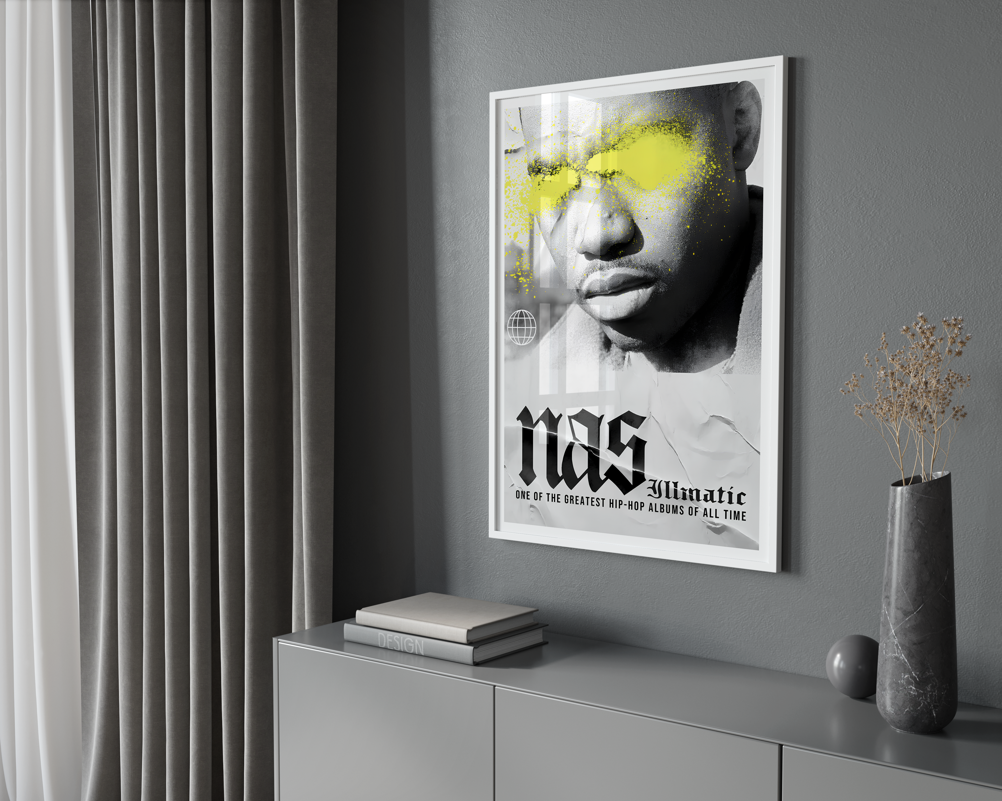 Nas - Illmatic Eyes Poster | Hype Posters