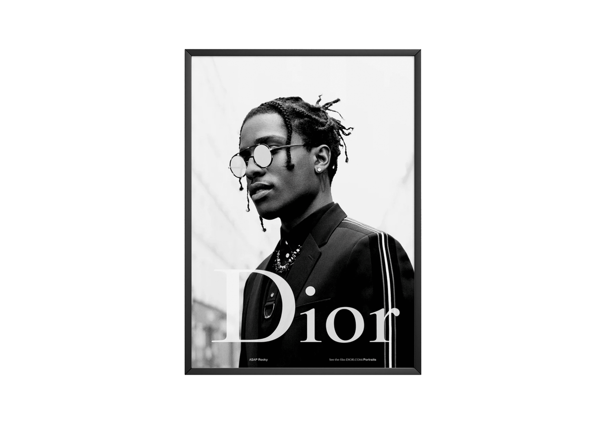 Asap Rocky Dior Poster - Posters, Prints & Wall Art | HYPE Posters