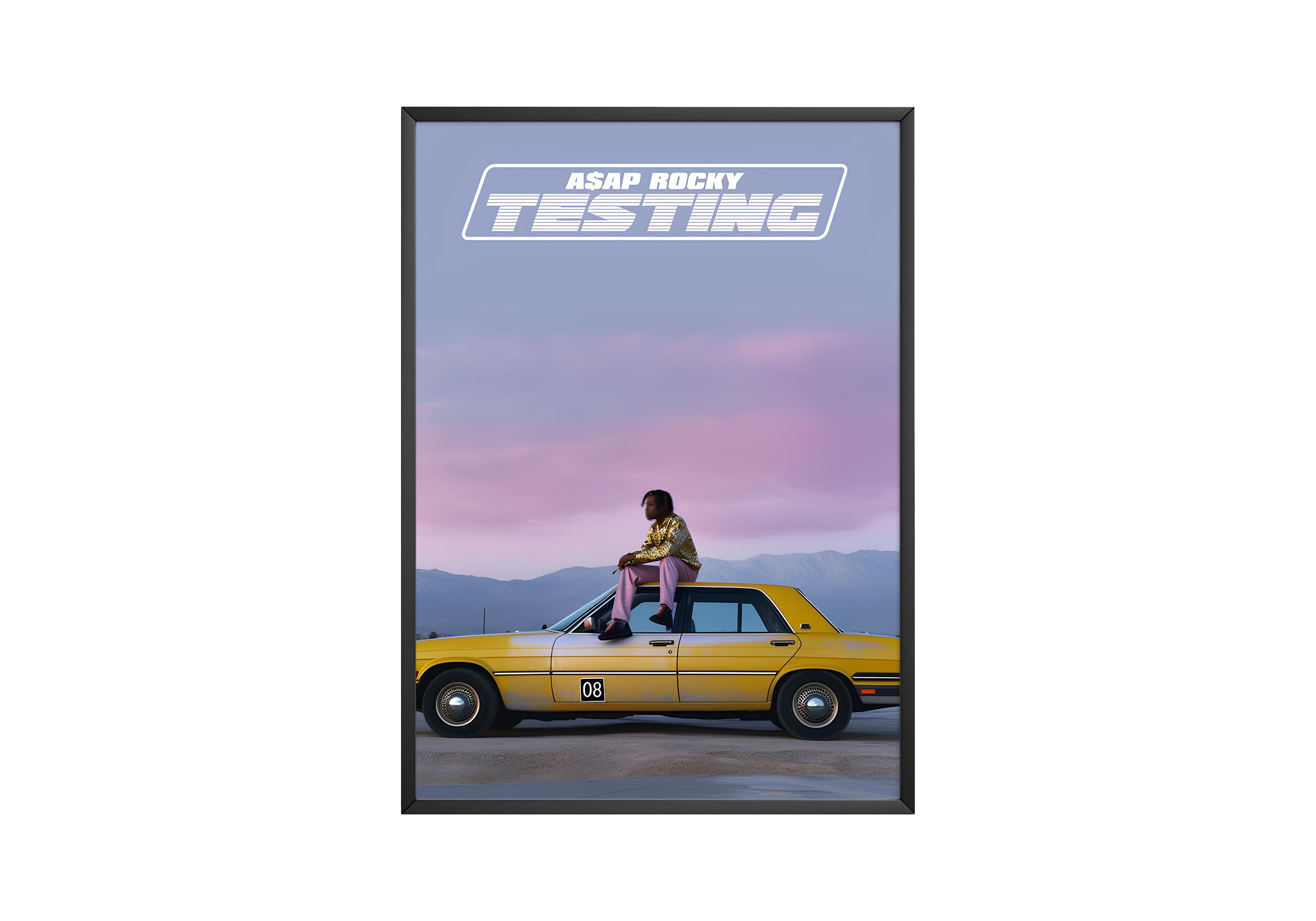 Asap Rocky 'Testing' Aesthetic Poster | Hype Posters