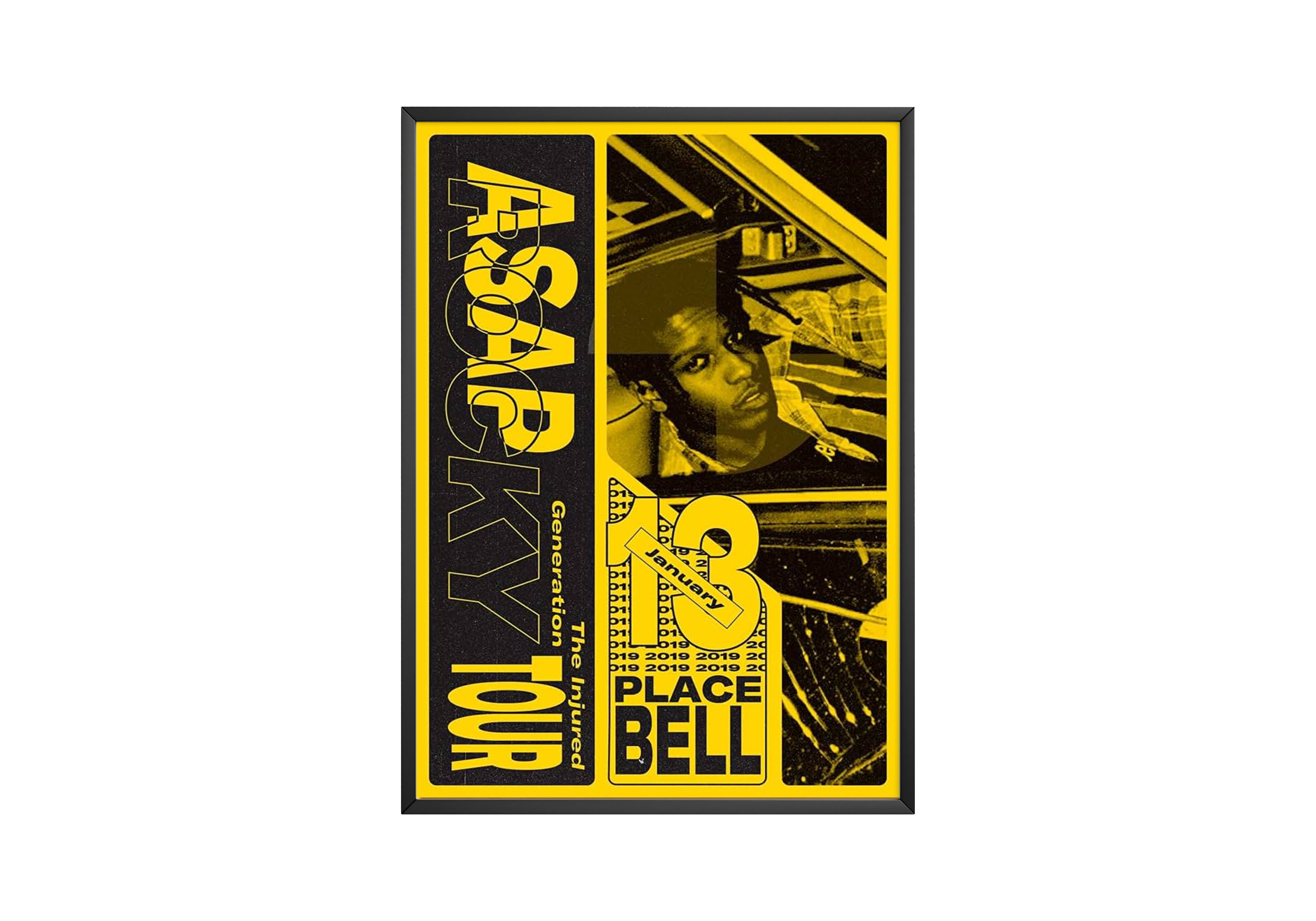 Asap Rocky Yellow Poster | Hype Posters
