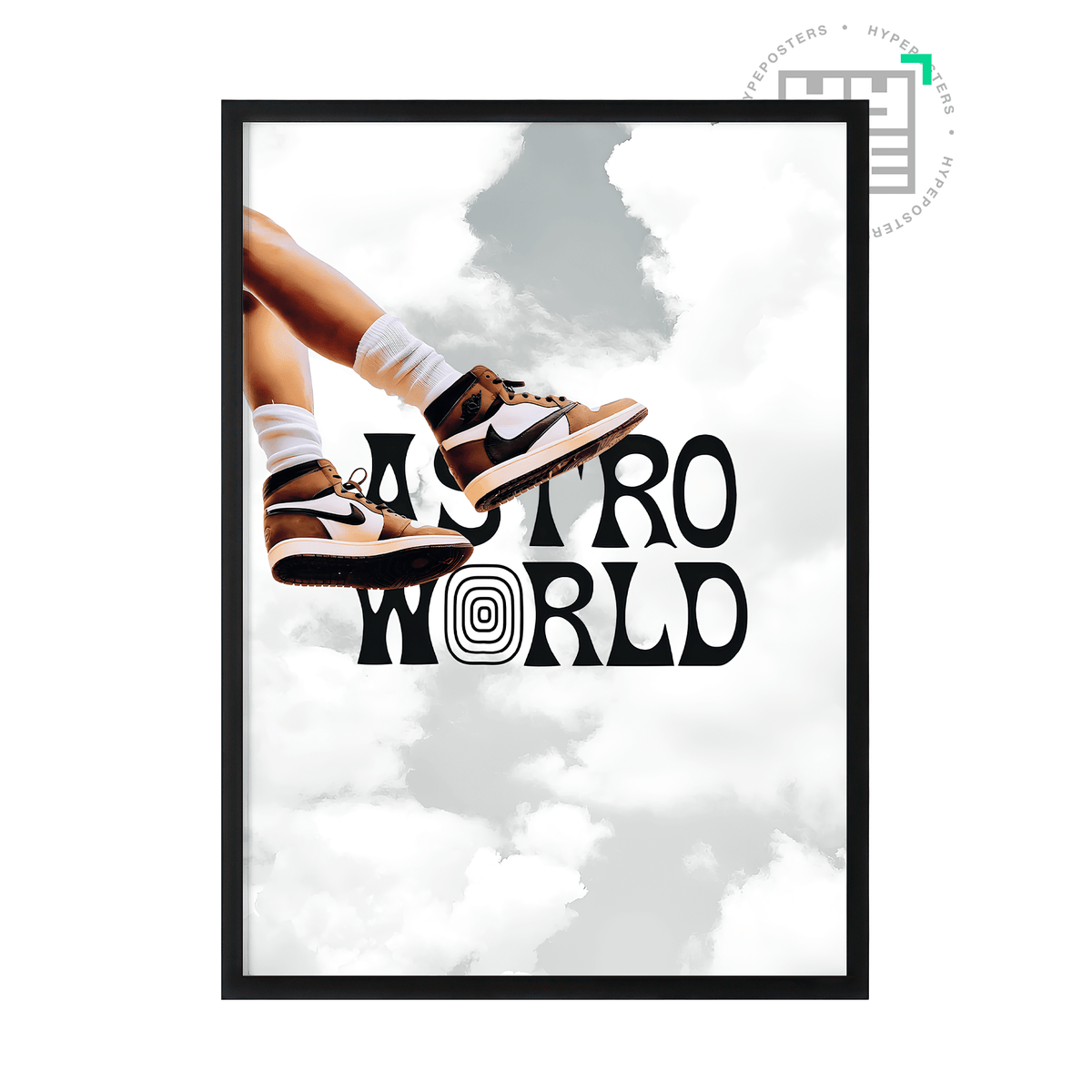 Astroworld Sneakers Poster - Posters, Prints & Wall Art | HYPE Posters