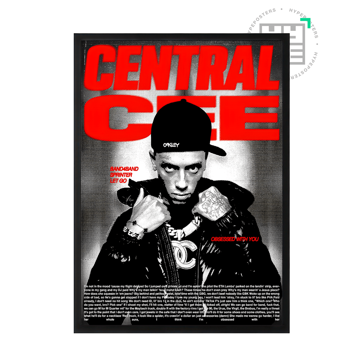 Central Cee Poster - Posters, Prints & Wall Art | HYPE Posters