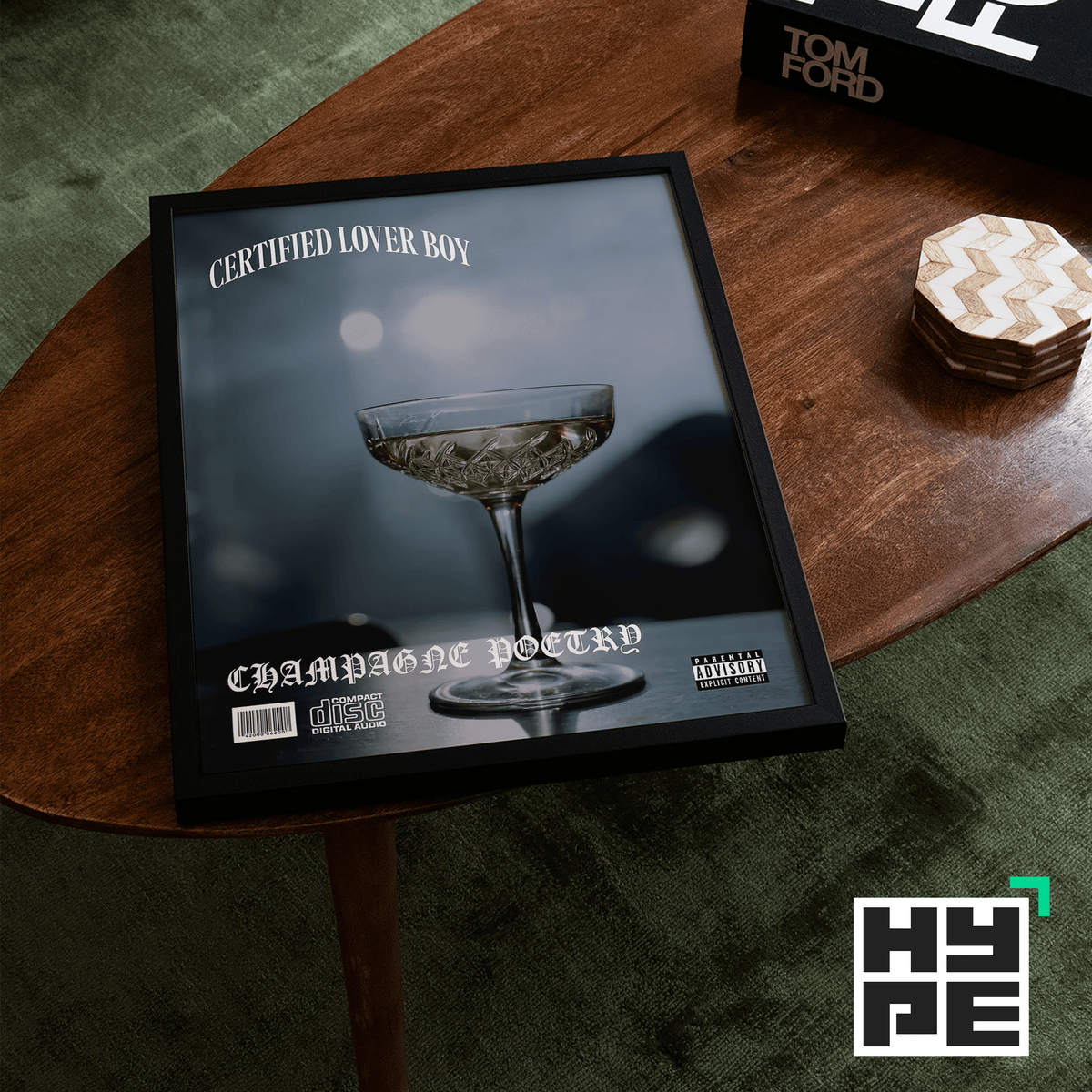 Champagne Poetry CLB Poster - Posters, Prints & Wall Art | HYPE Posters