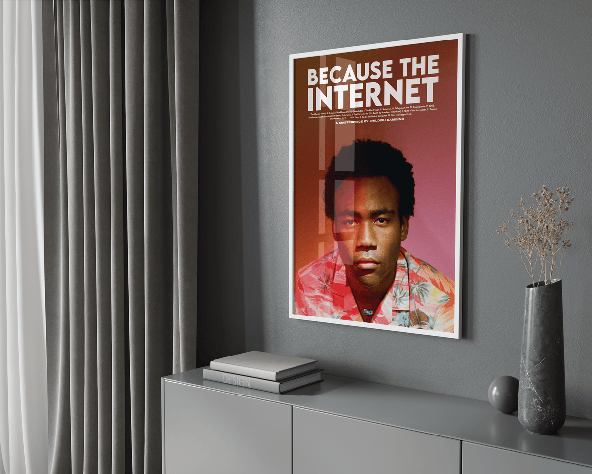 Childish Gambino 'Because The Internet' Poster - Posters, Prints & Wall Art | HYPE Posters