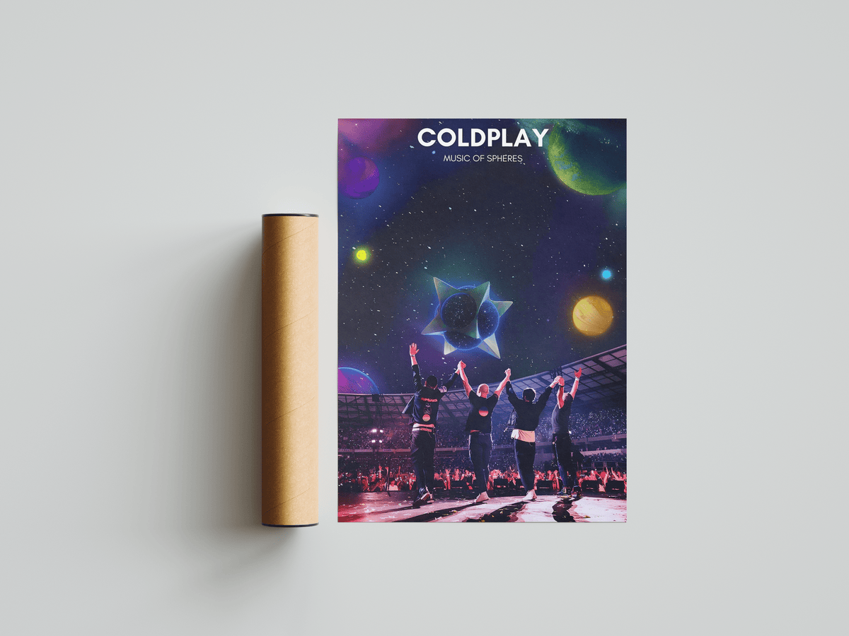 Coldplay 'Music Of Spheres' Poster - Posters, Prints & Wall Art | HYPE Posters