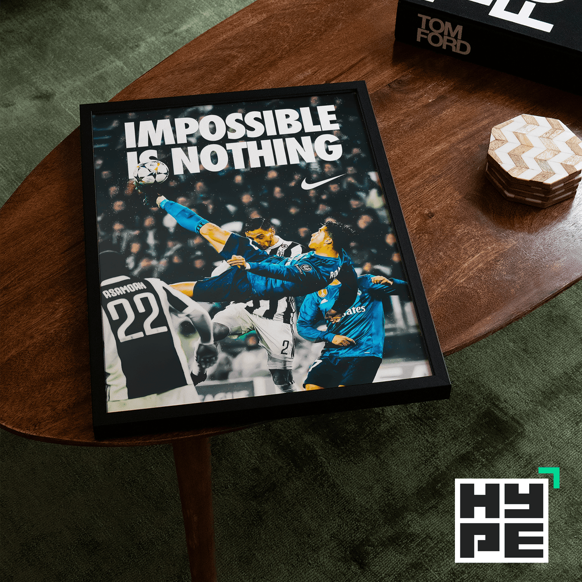 Cristiano Ronaldo 'Impossible Is Nothing' Poster - Posters, Prints & Wall Art | HYPE Posters