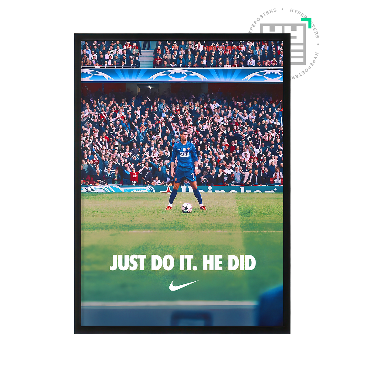 Cristiano Ronaldo 'Never Too Far' Poster - Posters, Prints & Wall Art | HYPE Posters