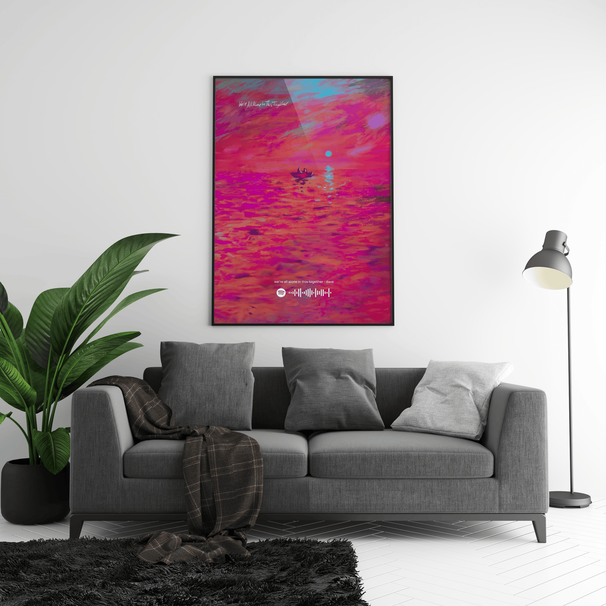 Dave 'We're All Alone In This Together' Spotify Poster - Posters, Prints & Wall Art | HYPE Posters