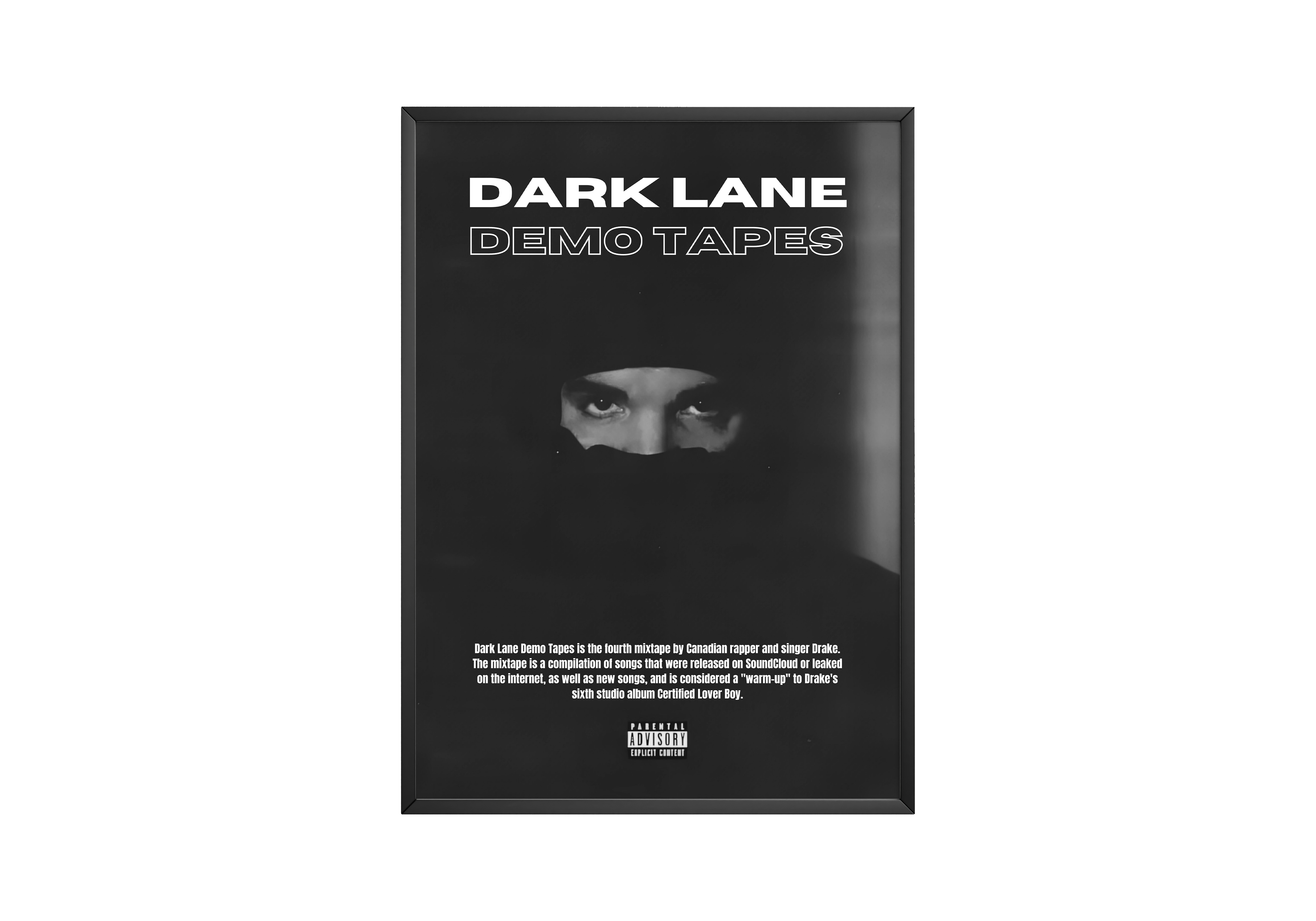 Drake 'Dark Lane Demo Tapes' Poster | Hype Posters