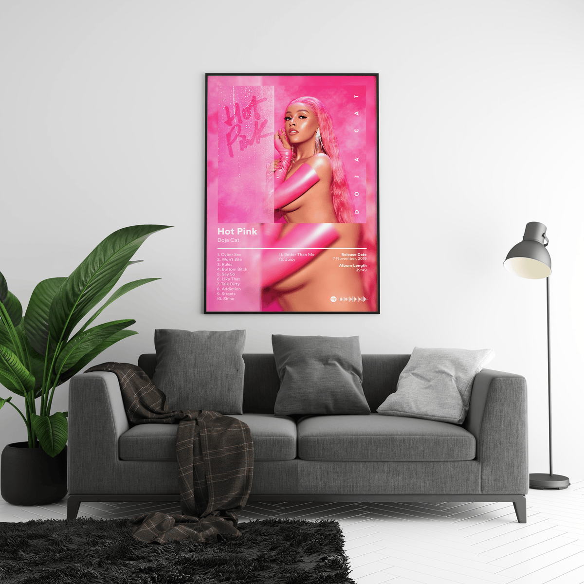 Doja Cat 'Hot Pink' Album Poster - Posters, Prints & Wall Art | HYPE Posters