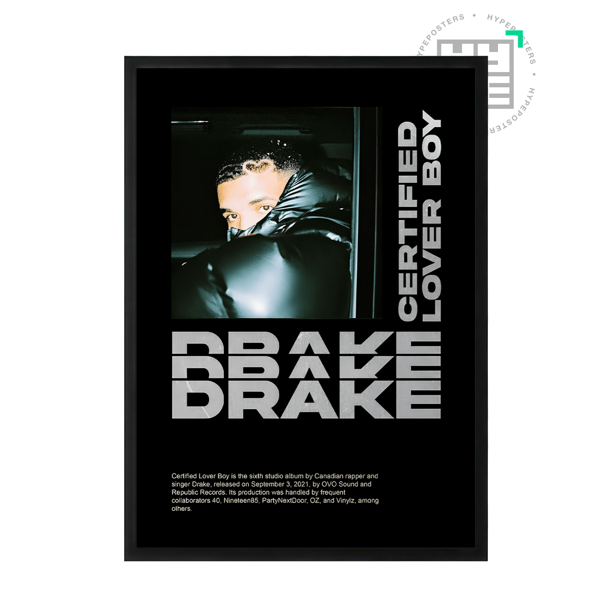 Drake CLB Poster - Posters, Prints & Wall Art | HYPE Posters
