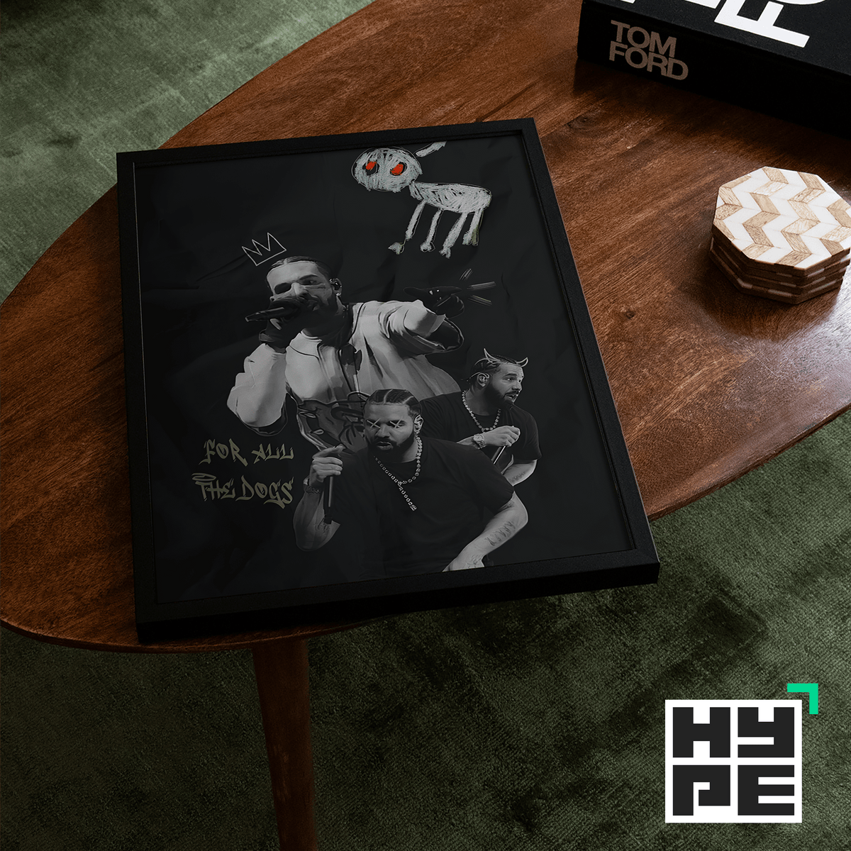 Drake For All The Dogs Poster - Posters, Prints & Wall Art | HYPE Posters