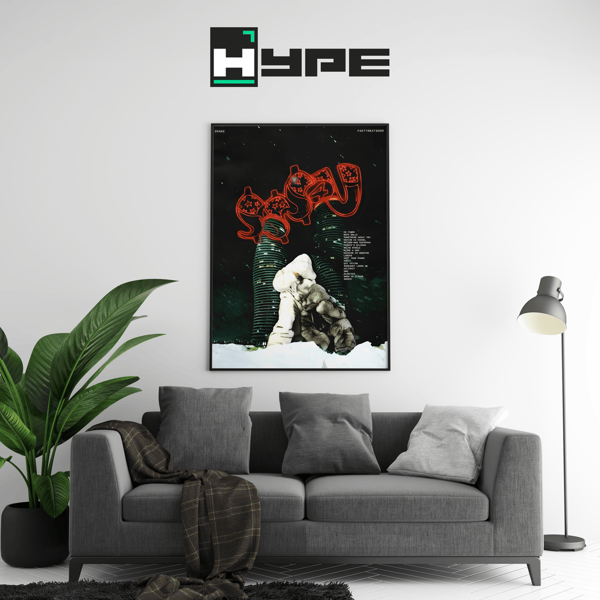 Drake $ome $exy $ongs 4 U Poster - Posters, Prints & Wall Art | HYPE Posters