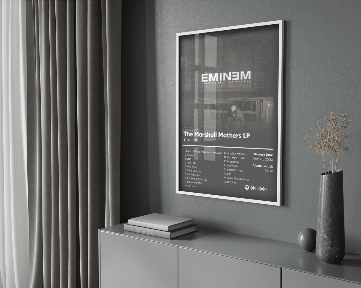 Eminem 'The Marshall Mathers LP' Album Poster - Posters, Prints & Wall Art | HYPE Posters
