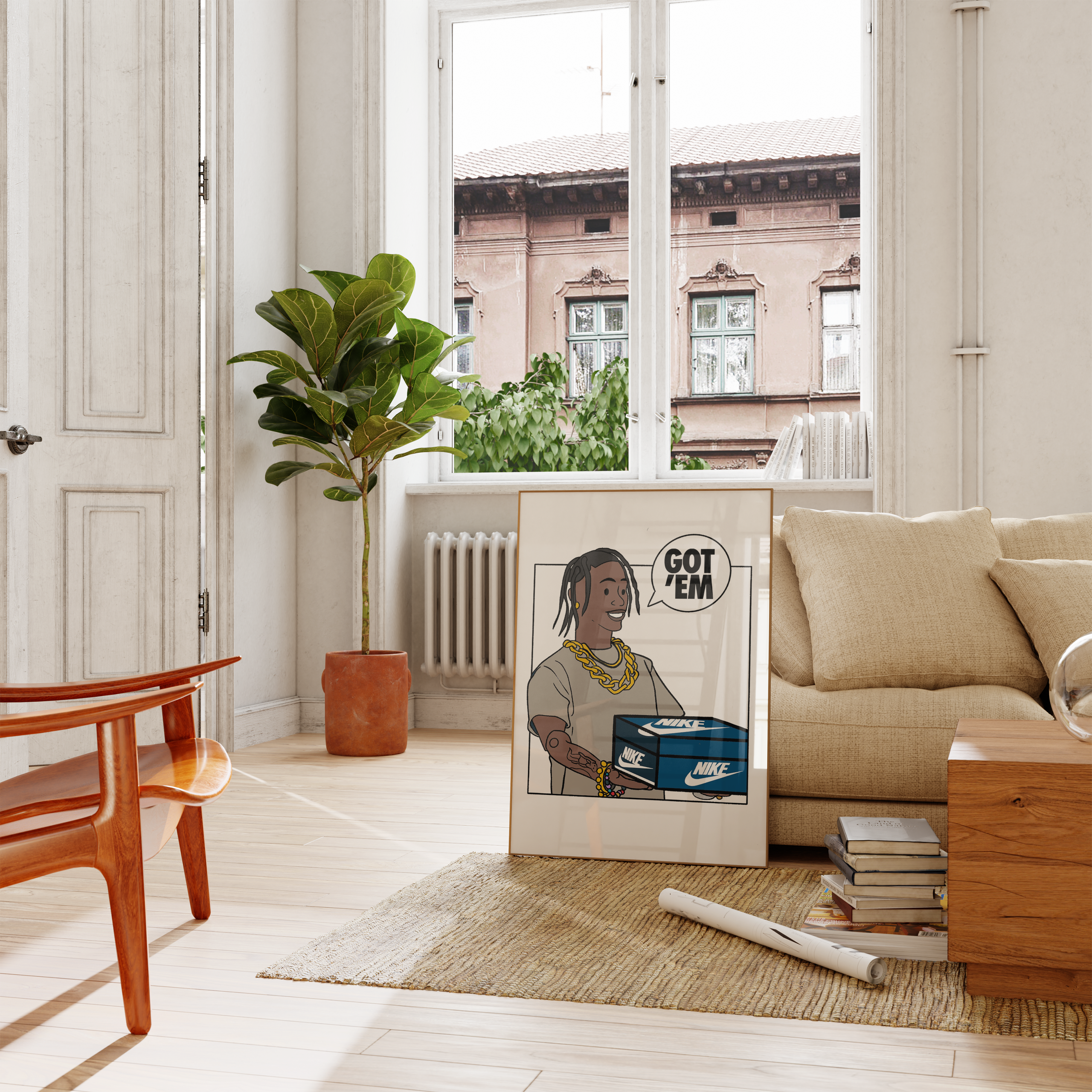 Nike x Travis Scott Sneaker Poster Set | Hype Posters