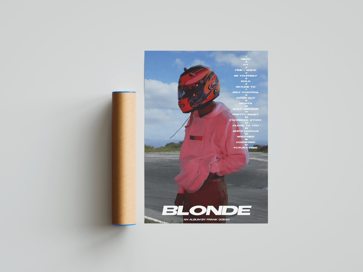 Frank Ocean 'Blonde' Aesthetic Poster - Posters, Prints & Wall Art | HYPE Posters