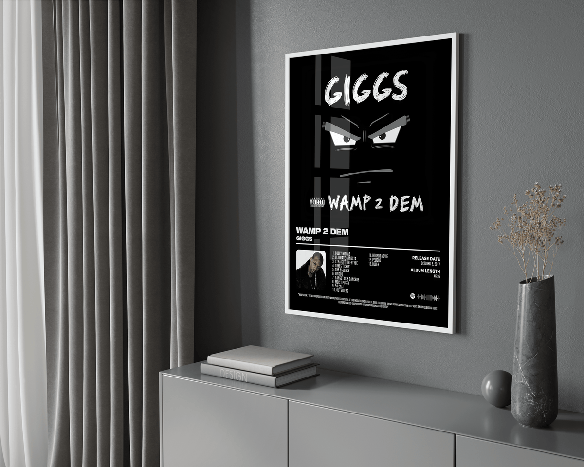 Giggs - "Wamp 2 Dem" Album Poster - Posters, Prints & Wall Art | HYPE Posters