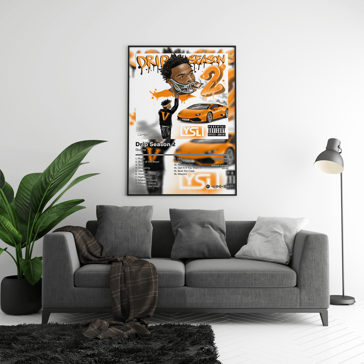 Gunna 'Drip Season 2' Album Poster - Posters, Prints & Wall Art | HYPE Posters