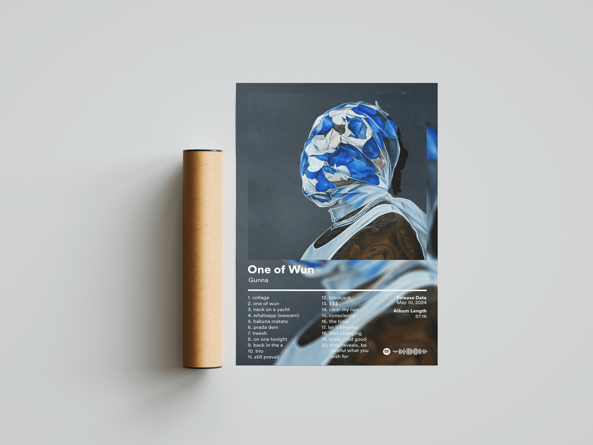 Gunna 'One of Wun' Album Poster - Posters, Prints & Wall Art | HYPE Posters