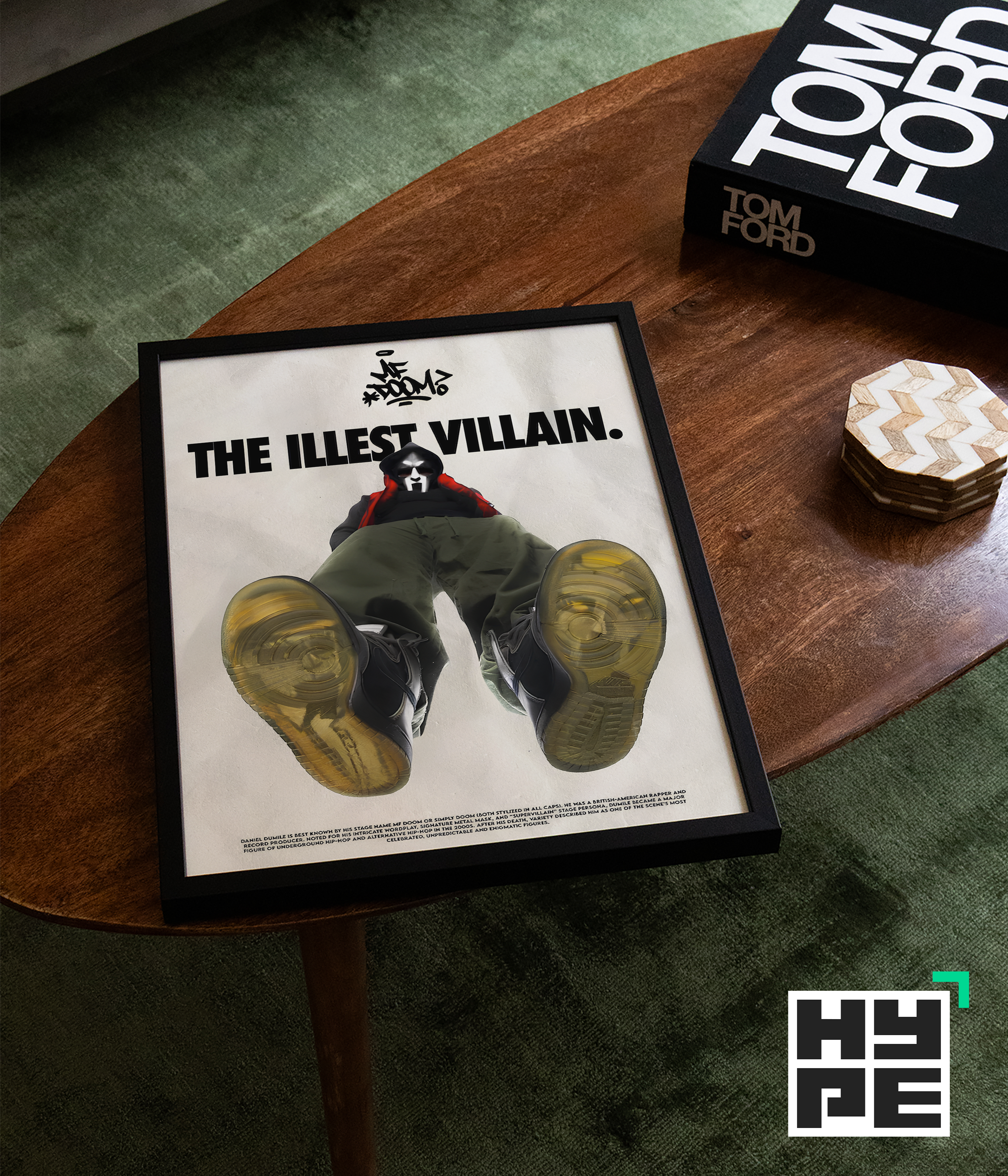 MF Doom 'The Illest Villain' Poster | Hype Posters
