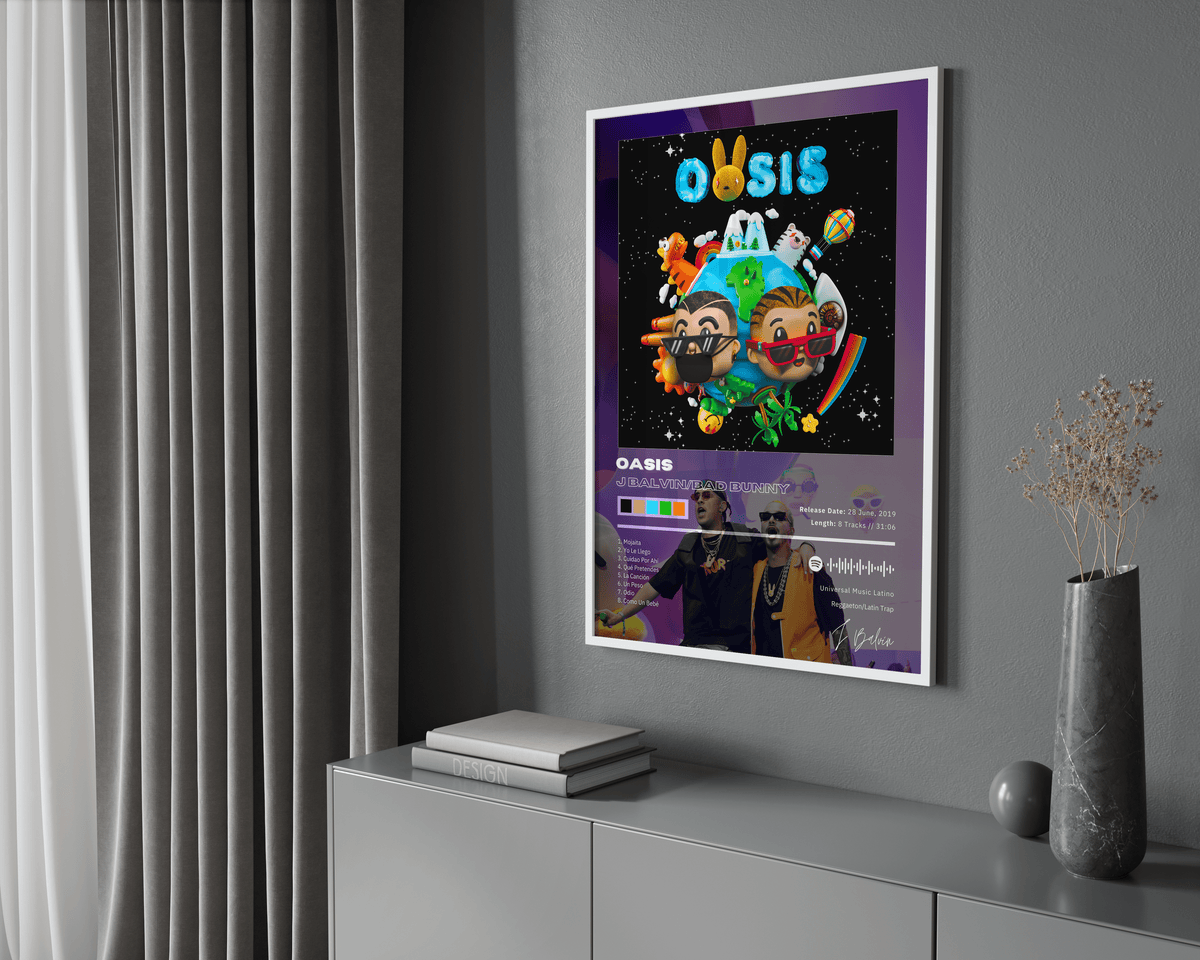 J Balvin 'Summer Love' Album Poster - Posters, Prints & Wall Art | HYPE Posters