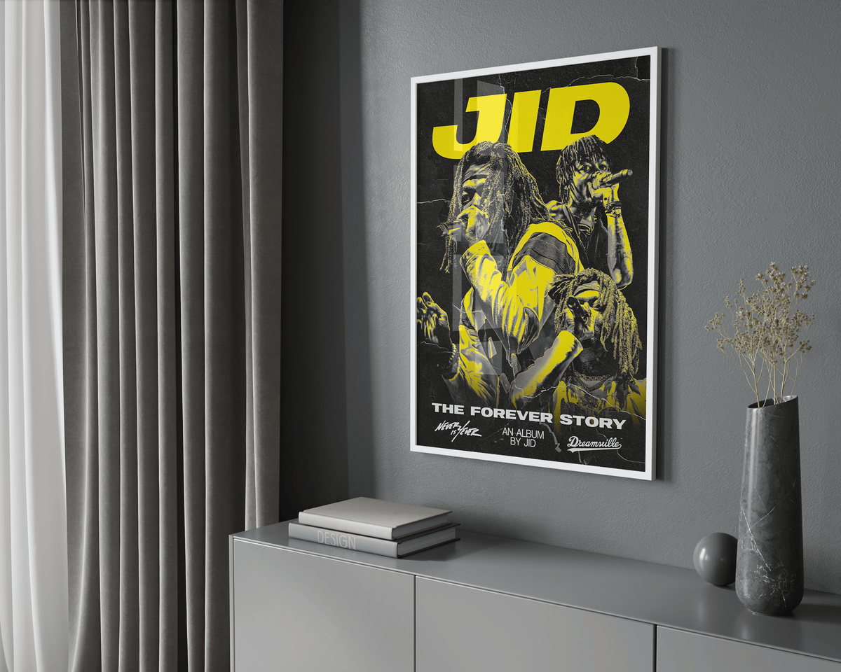 JID 'The Forever Story' Poster - Posters, Prints & Wall Art | HYPE Posters