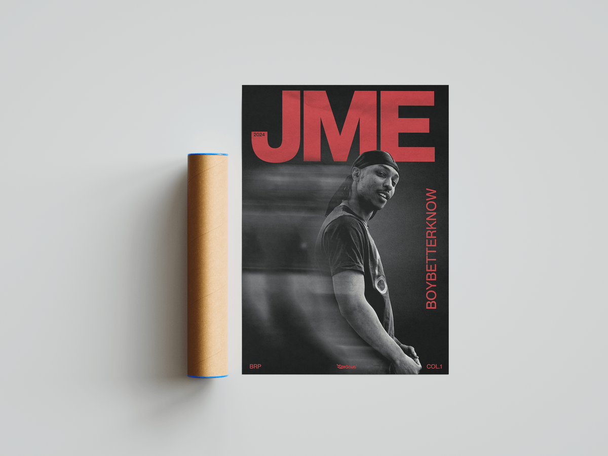 JME - Boy Better Know Poster - Posters, Prints & Wall Art | HYPE Posters