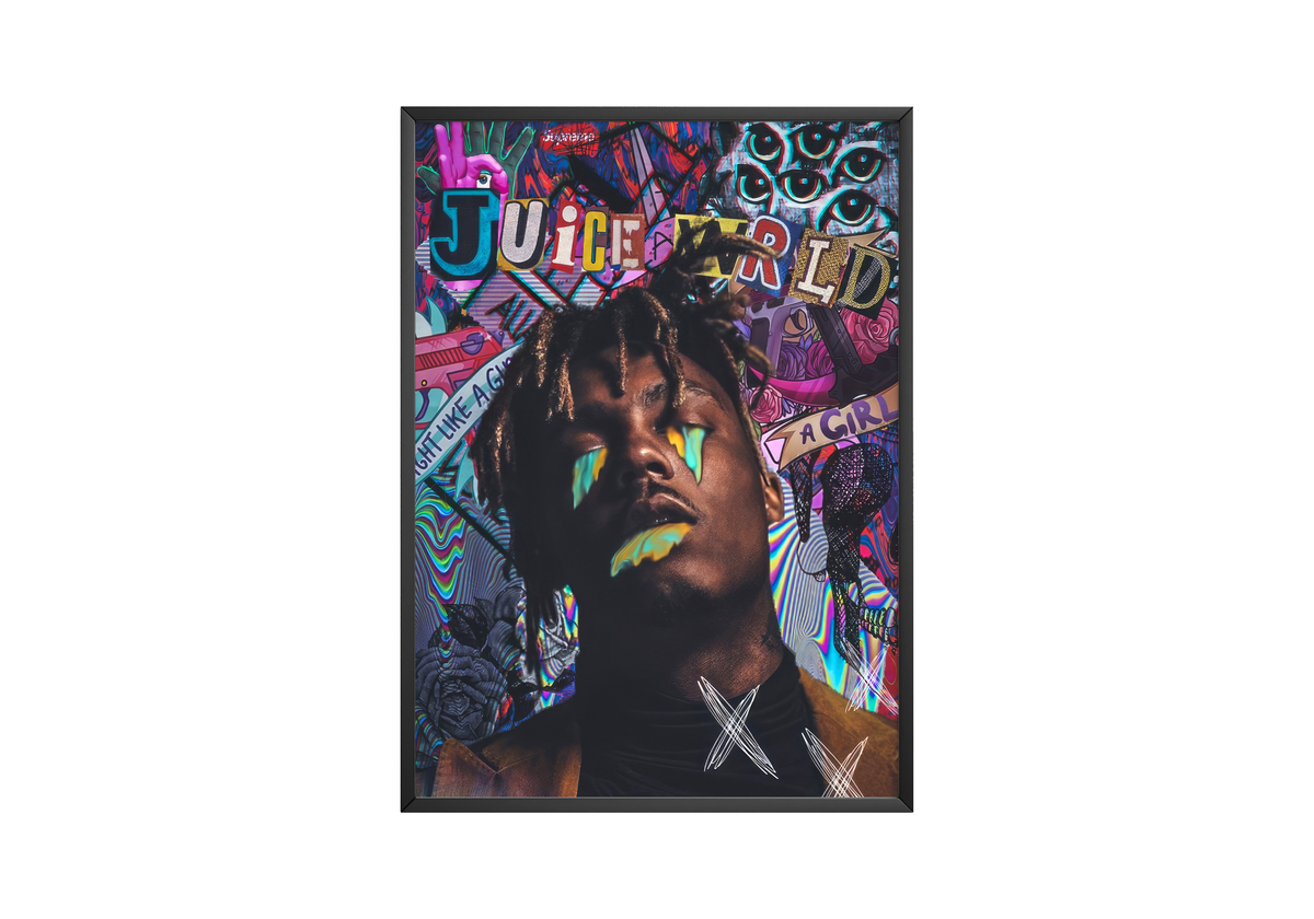 Juice WRLD 'Paint' Poster - Posters, Prints & Wall Art | HYPE Posters