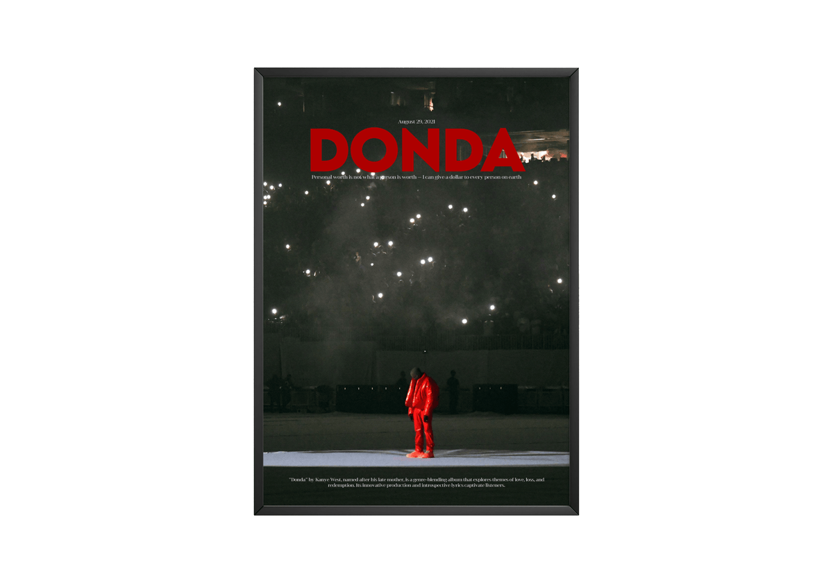 Kanye West 'DONDA' Poster - Posters, Prints & Wall Art | HYPE Posters